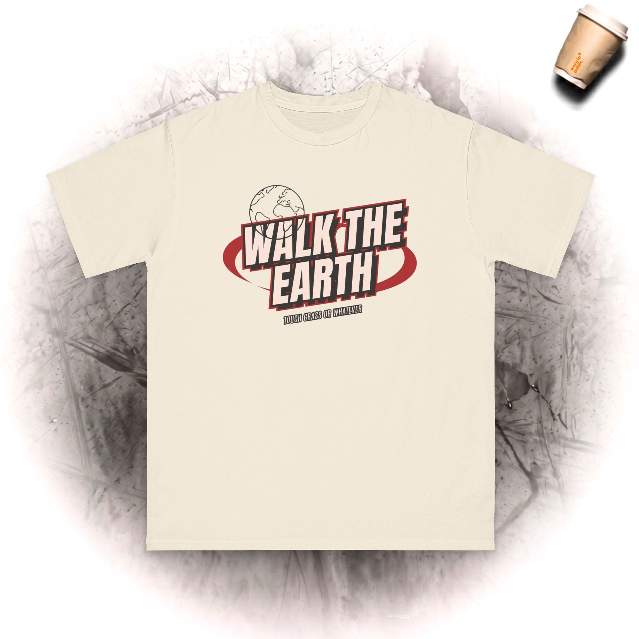 Walk The Earth BIO-T-Shirt | Retro Adventure Grafik-T-Shirt