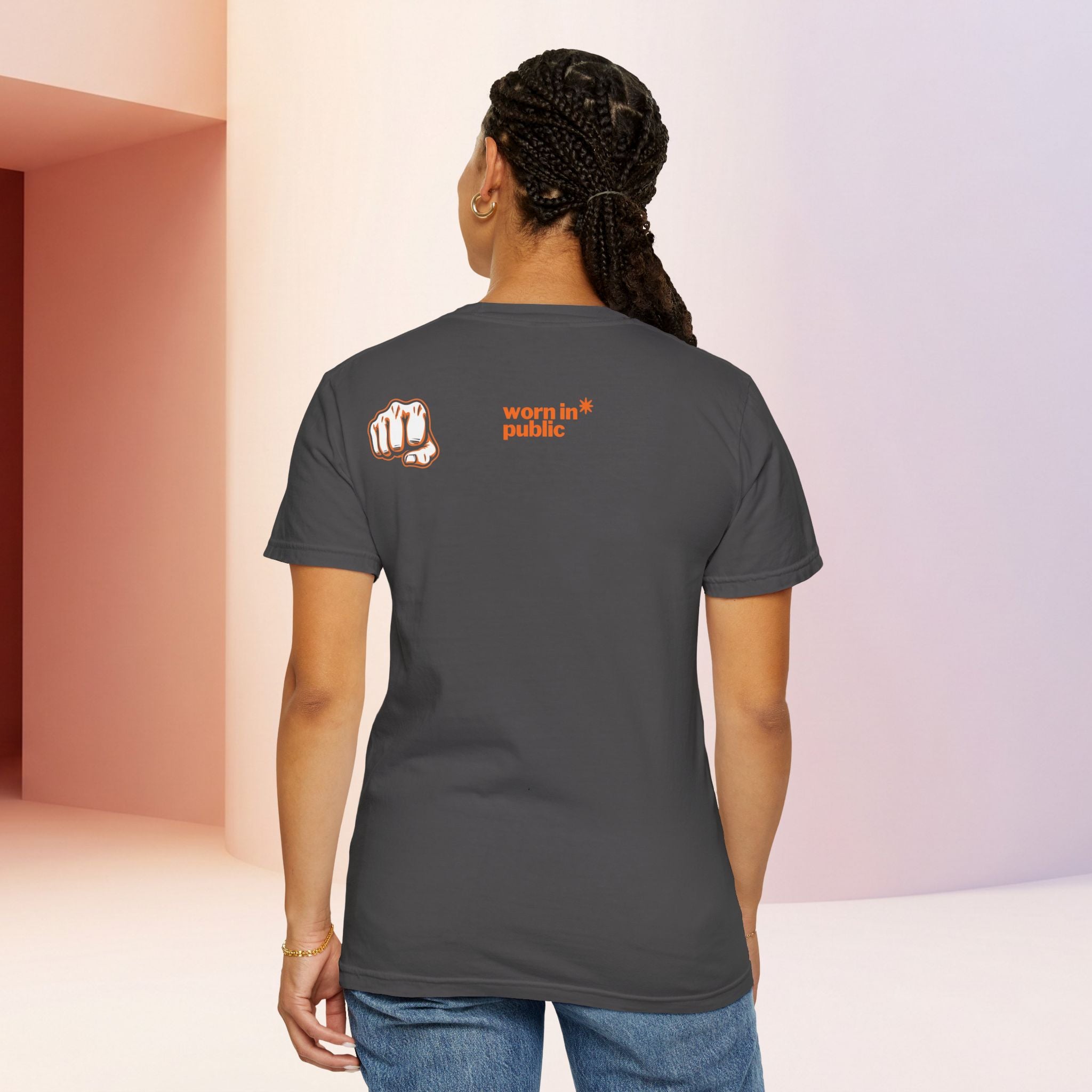 I Don't Care Graphic T-Shirt | Bold Statement Tee with 'I DON'T CARE' Print