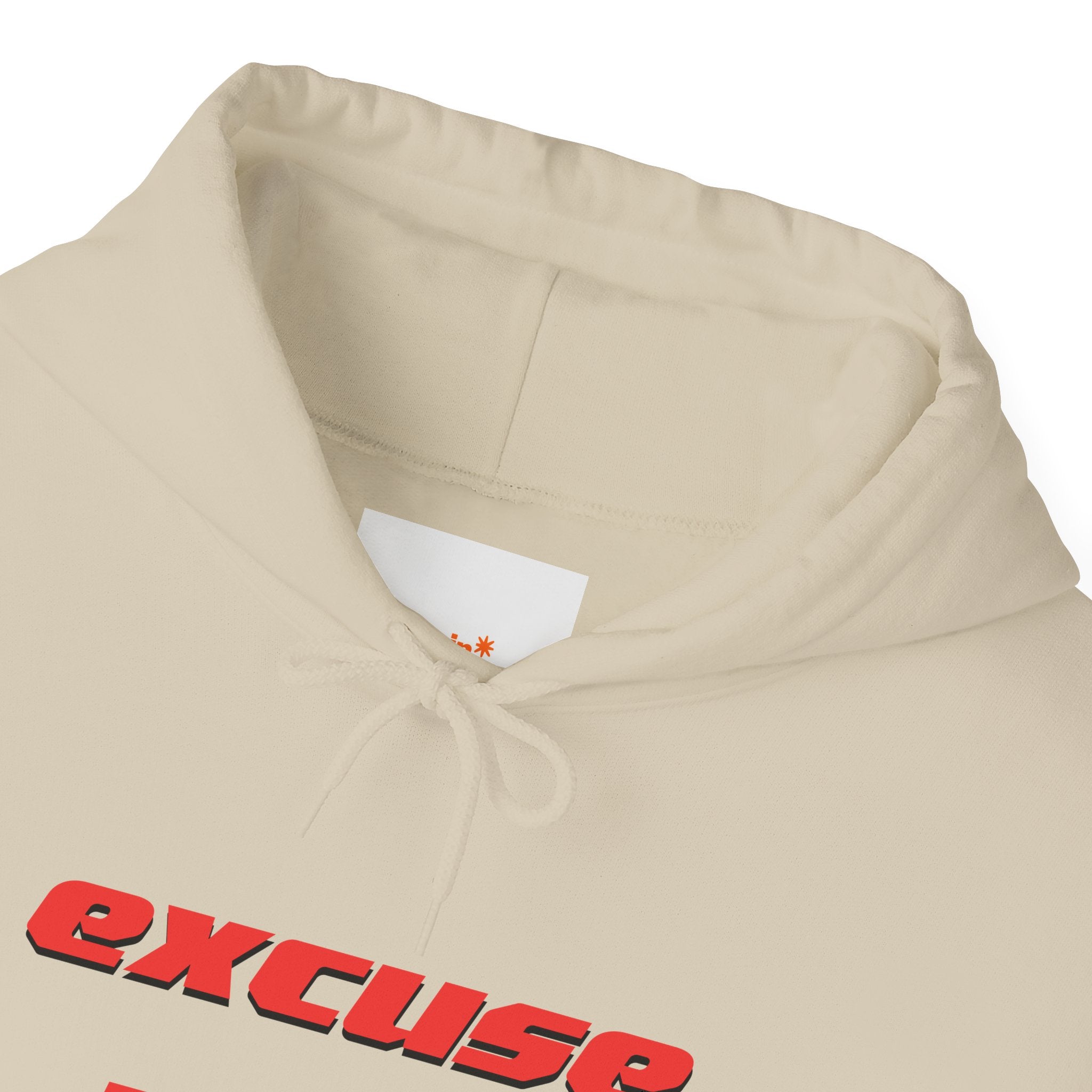 Excuse You? Hoodie | Retro Red Text Graphic Pullover