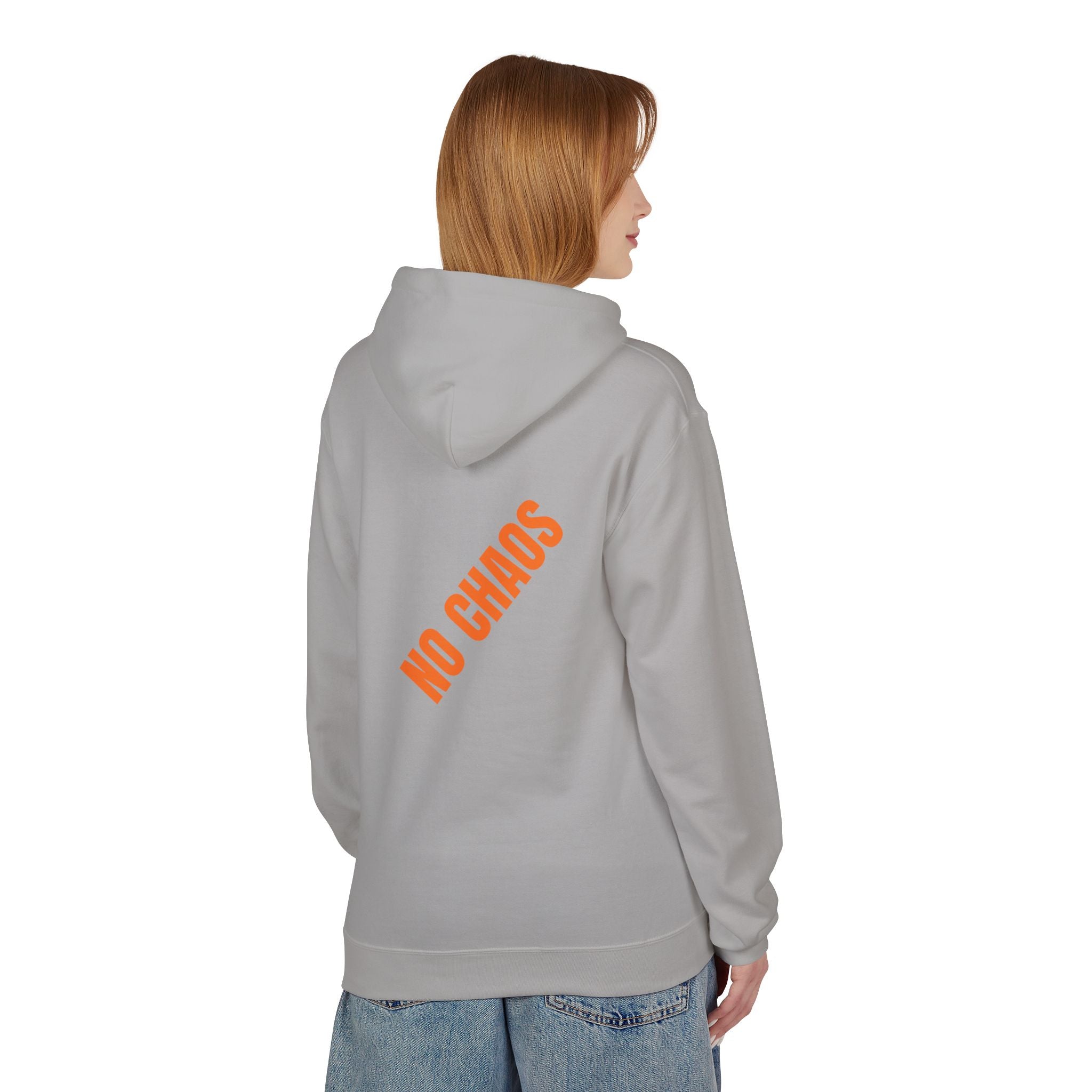 No Chaos Hoodie | Minimalist Motivational Pullover Sweatshirt