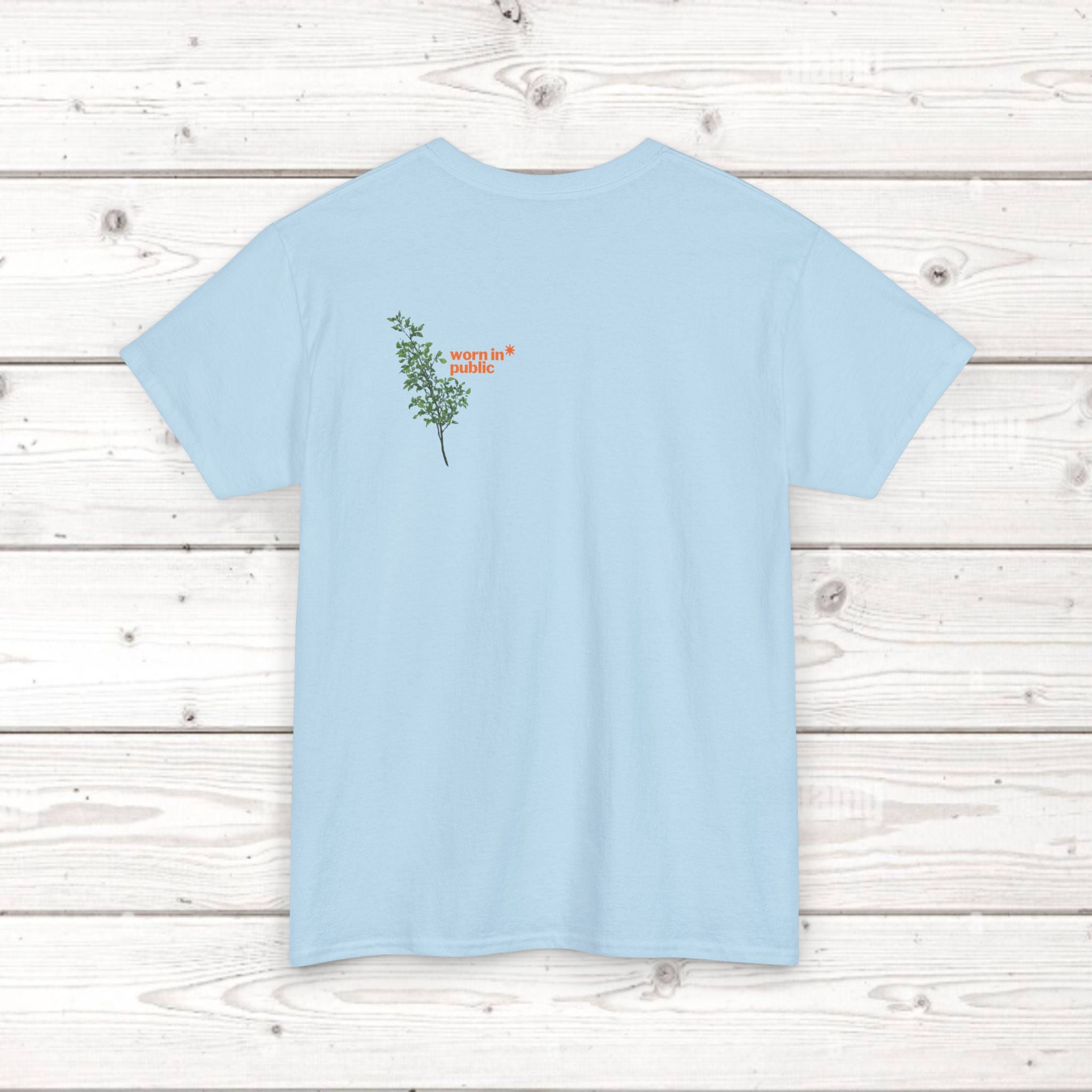 Unisex Botanical Tee — "Feel Free to Be Bored" Graphic T-Shirt