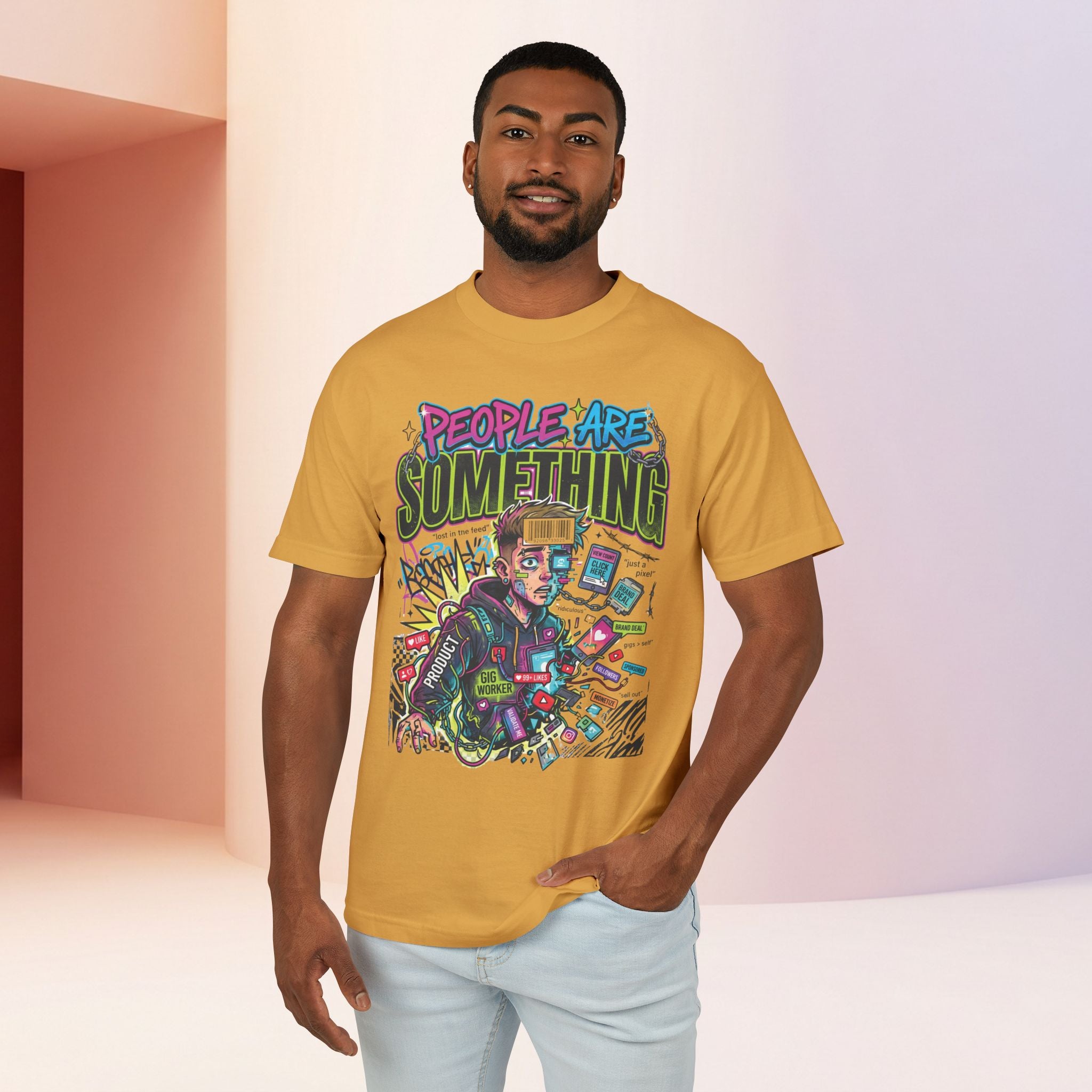 People Are Something | Unisex Retro Cyber Pop Art Graphic Tee