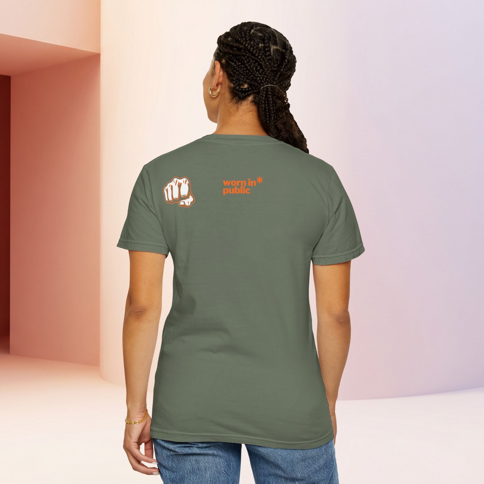 I Don't Care Graphic T-Shirt | Bold Statement Tee with 'I DON'T CARE' Print