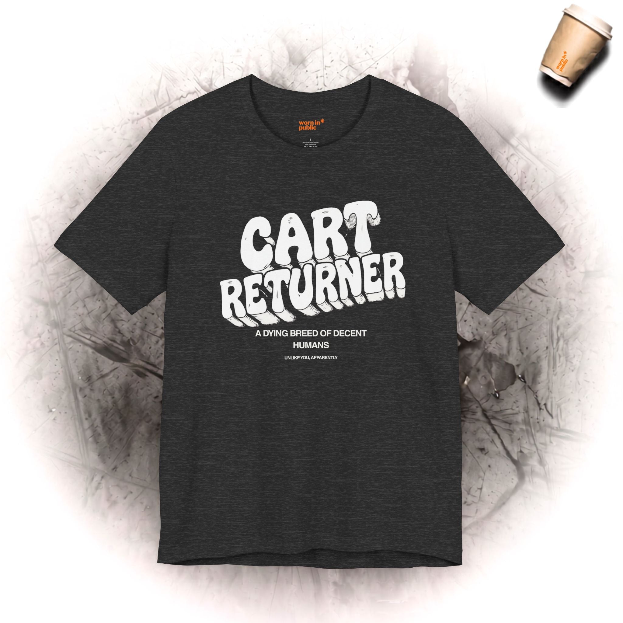 Einkaufswagen-Zurückbringer T-Shirt | Lustiges Supermarkt-Humor-T-Shirt für gute Menschen