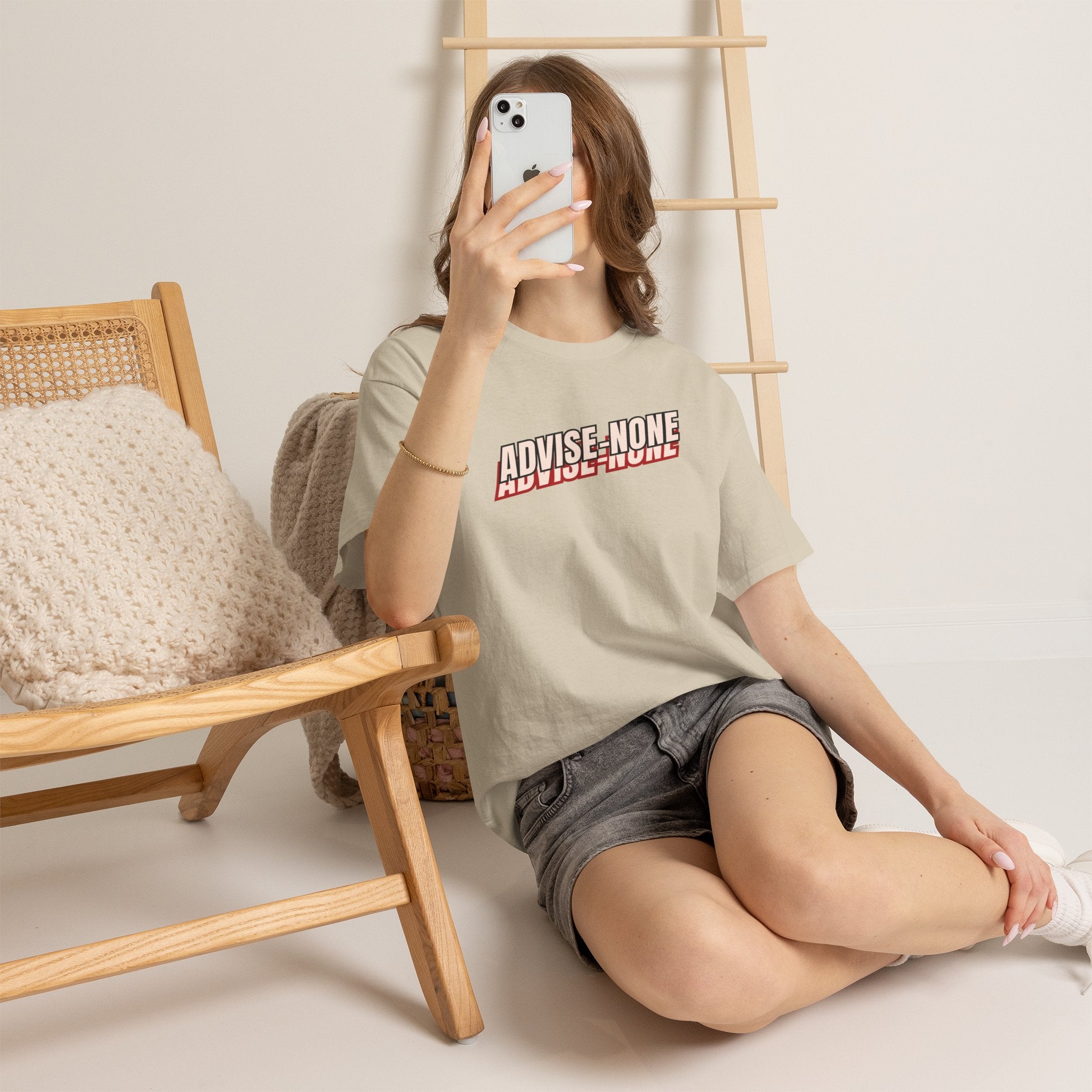 Advise None | Retro Slanted Unisex Graphic Tee