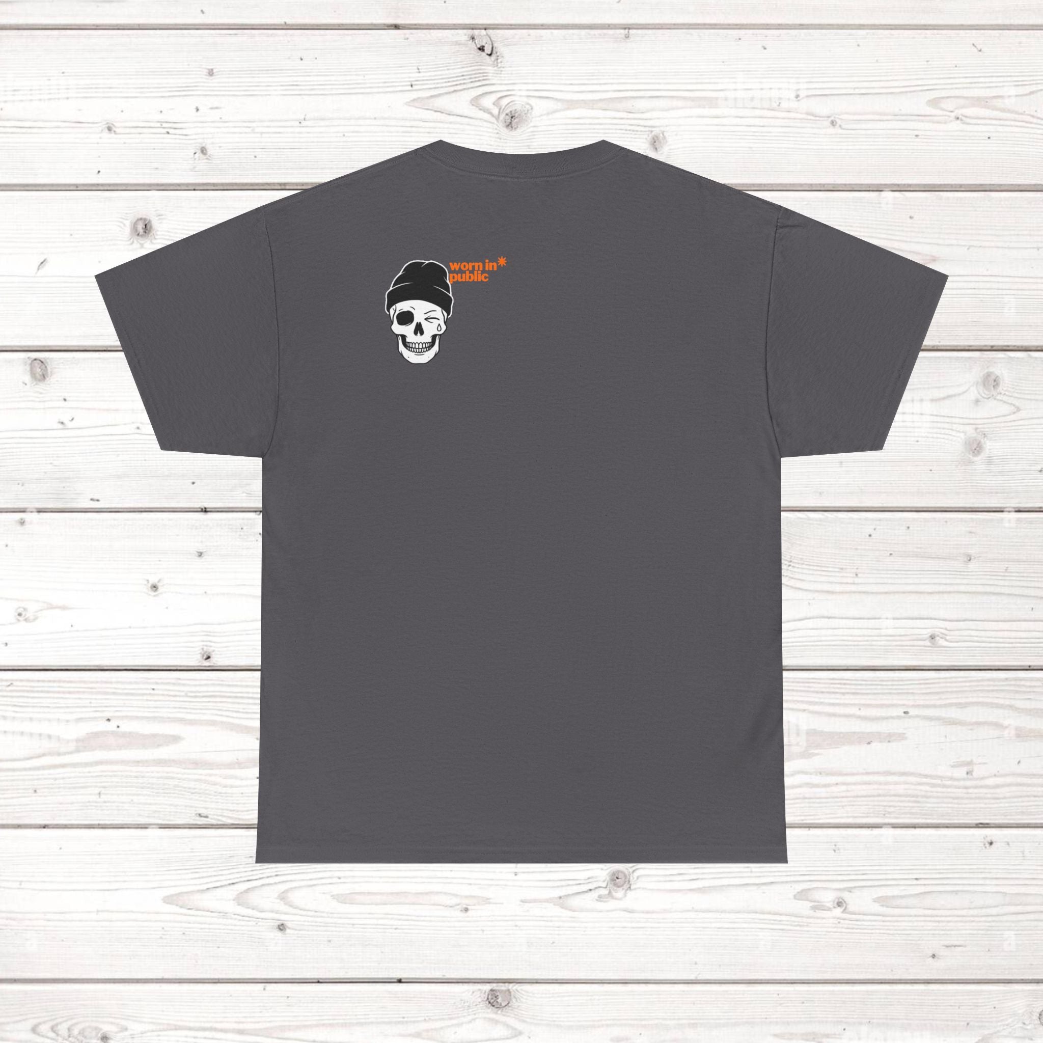 Too Tired To Care Skull T-Shirt | Funny Sarcastic Graphic Tee for the Exhausted