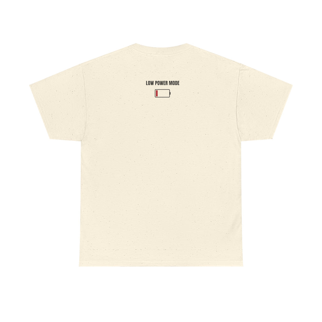 Low Battery Social Battery T-Shirt | Funny Introvert Graphic Tee