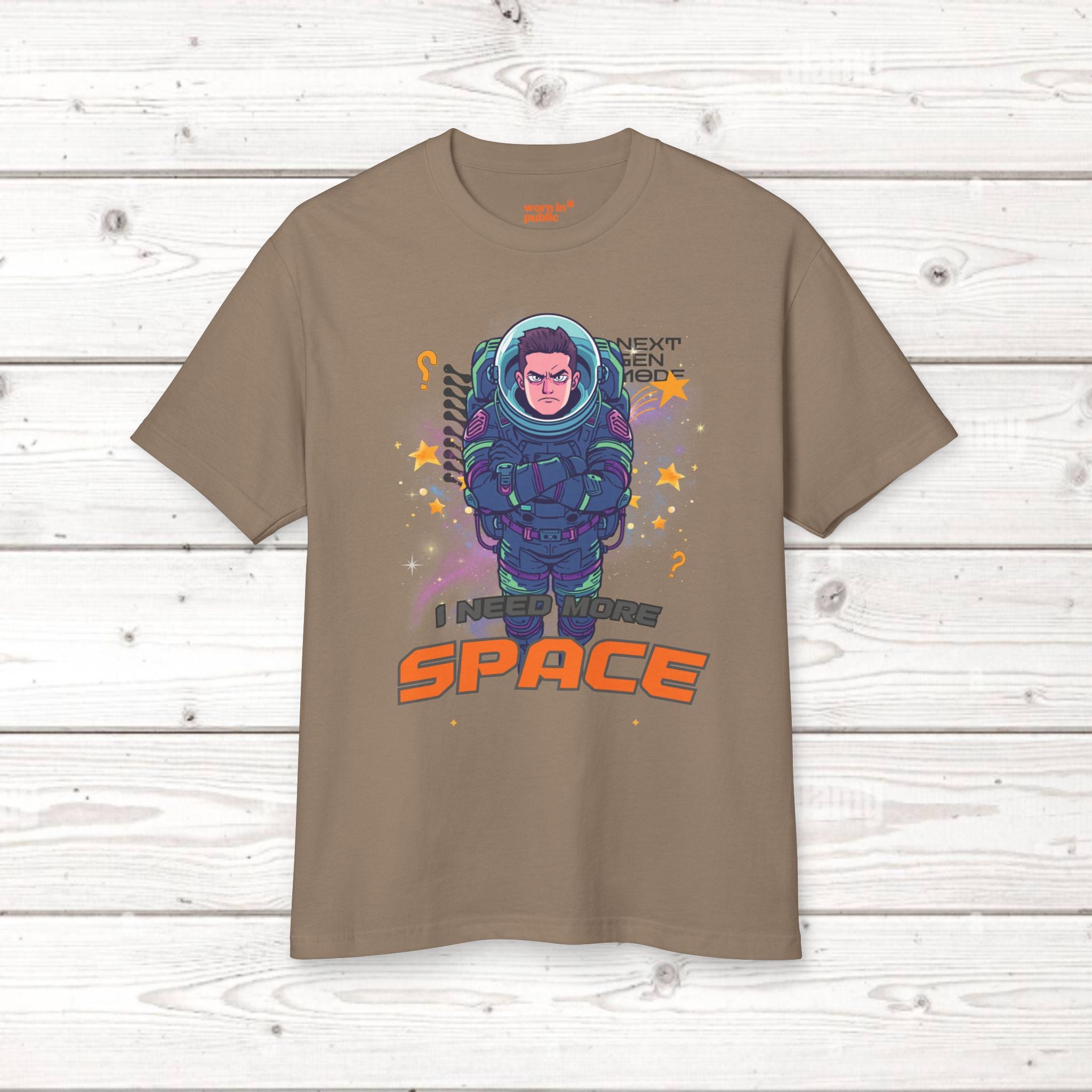 Space Suit Unisex Graphic Tee | I Need Space Astronaut Mood T-Shirt