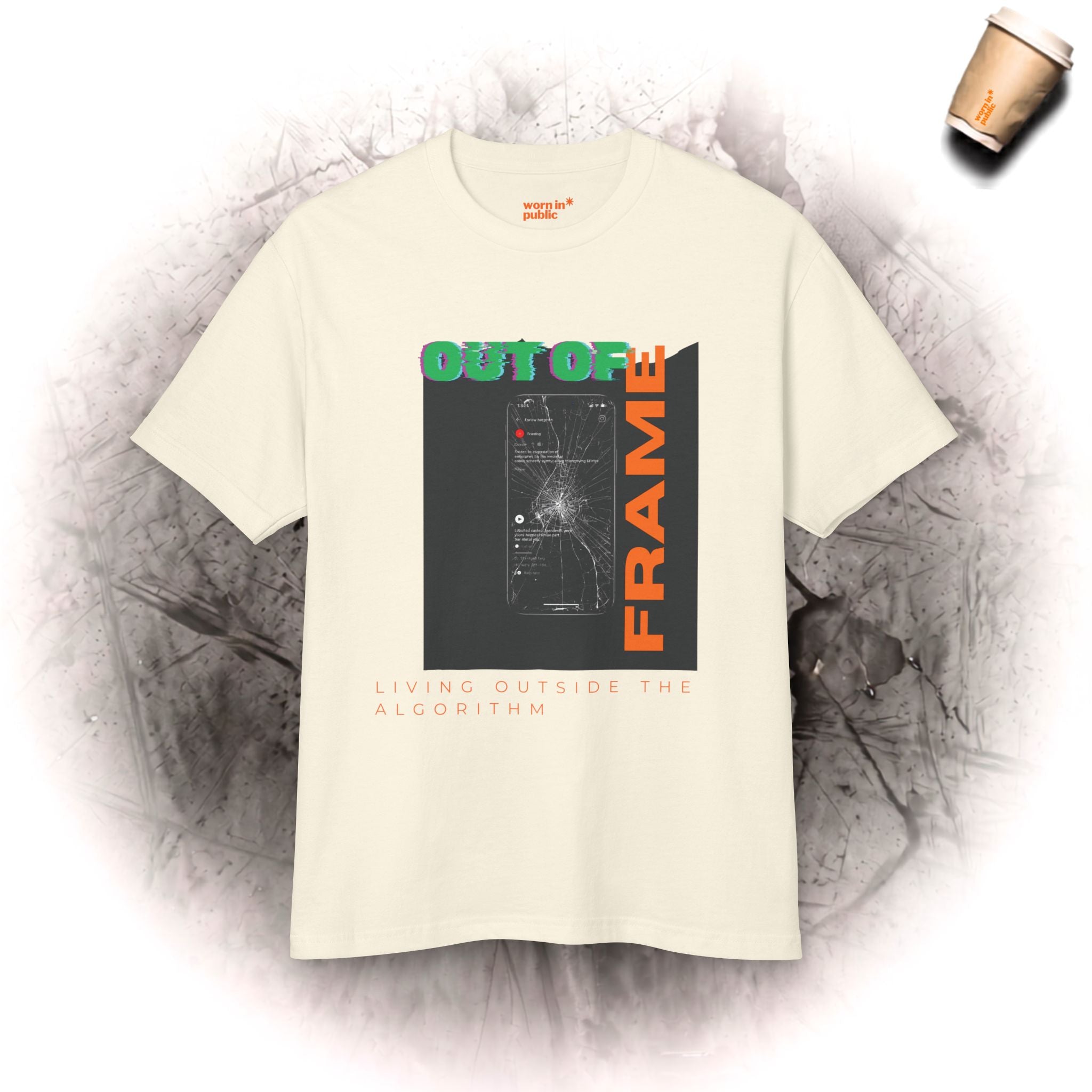 Out of Frame | Graphic Tee for People Who'd Rather Live Than Be Photographed Doing It