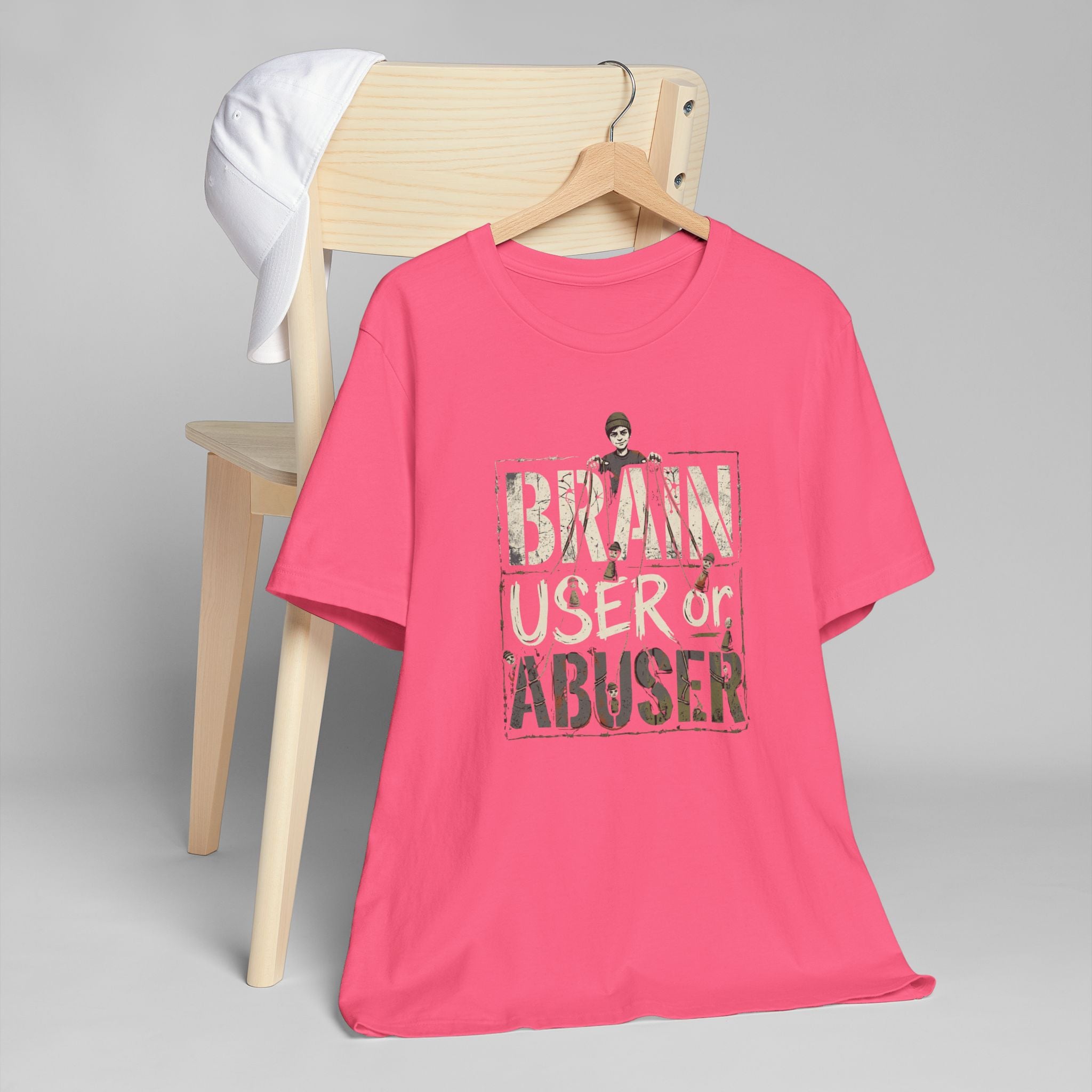 Brain User or Abuser Women's T-Shirt — 'Choose to See' Awareness Tee