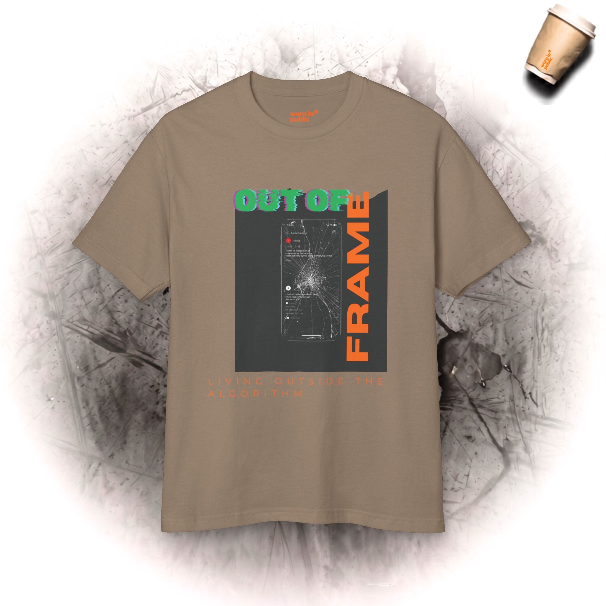 Out of Frame | Graphic Tee for People Who'd Rather Live Than Be Photographed Doing It