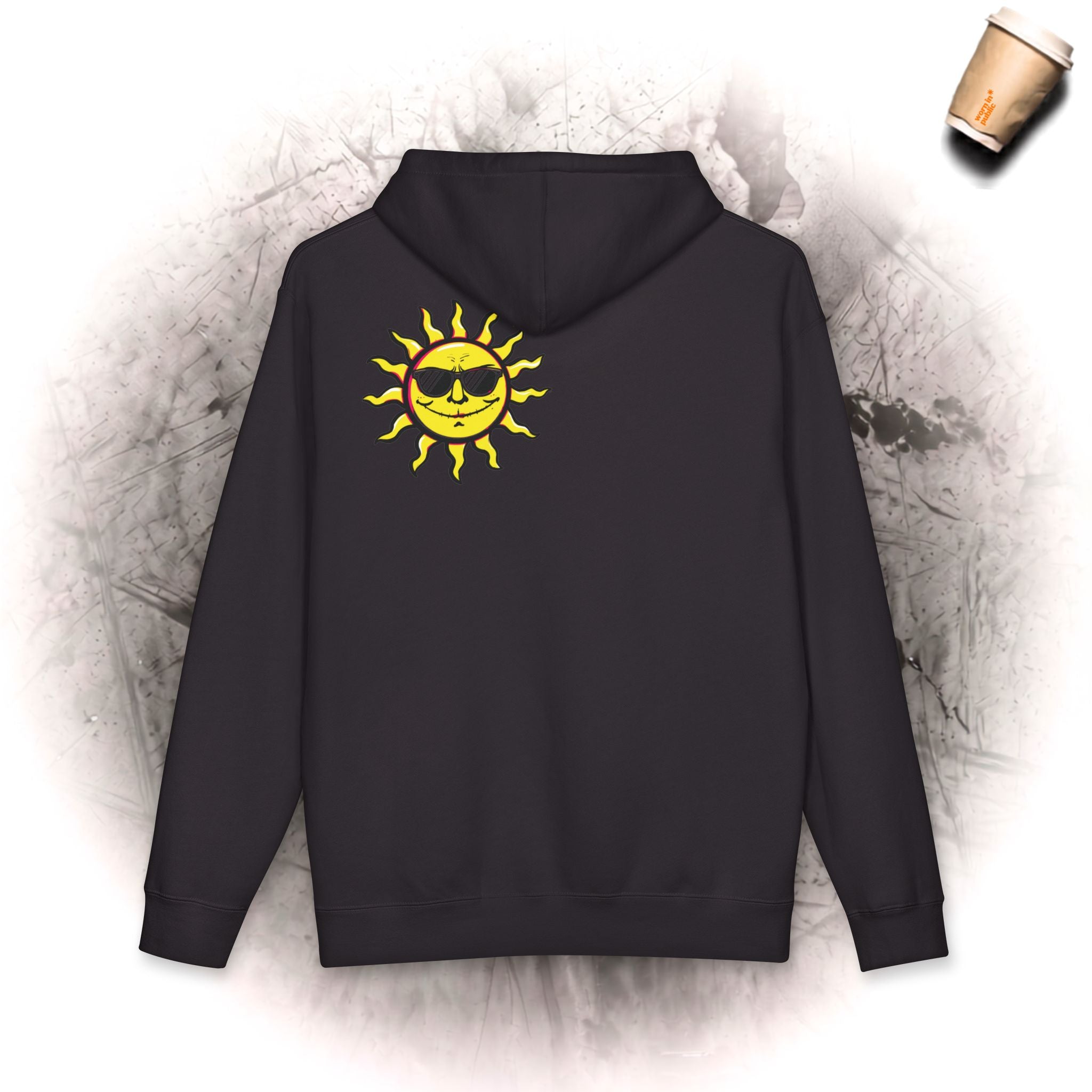 The Future Is Bright Hoodie | Retro-Sonne-Grafik-Pullover