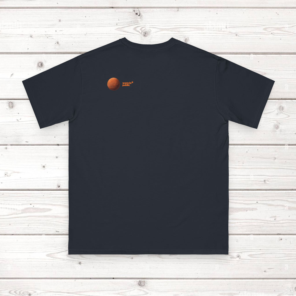 Mars Is Too Far ORGANIC T-Shirt — Retro Space Graphic Tee