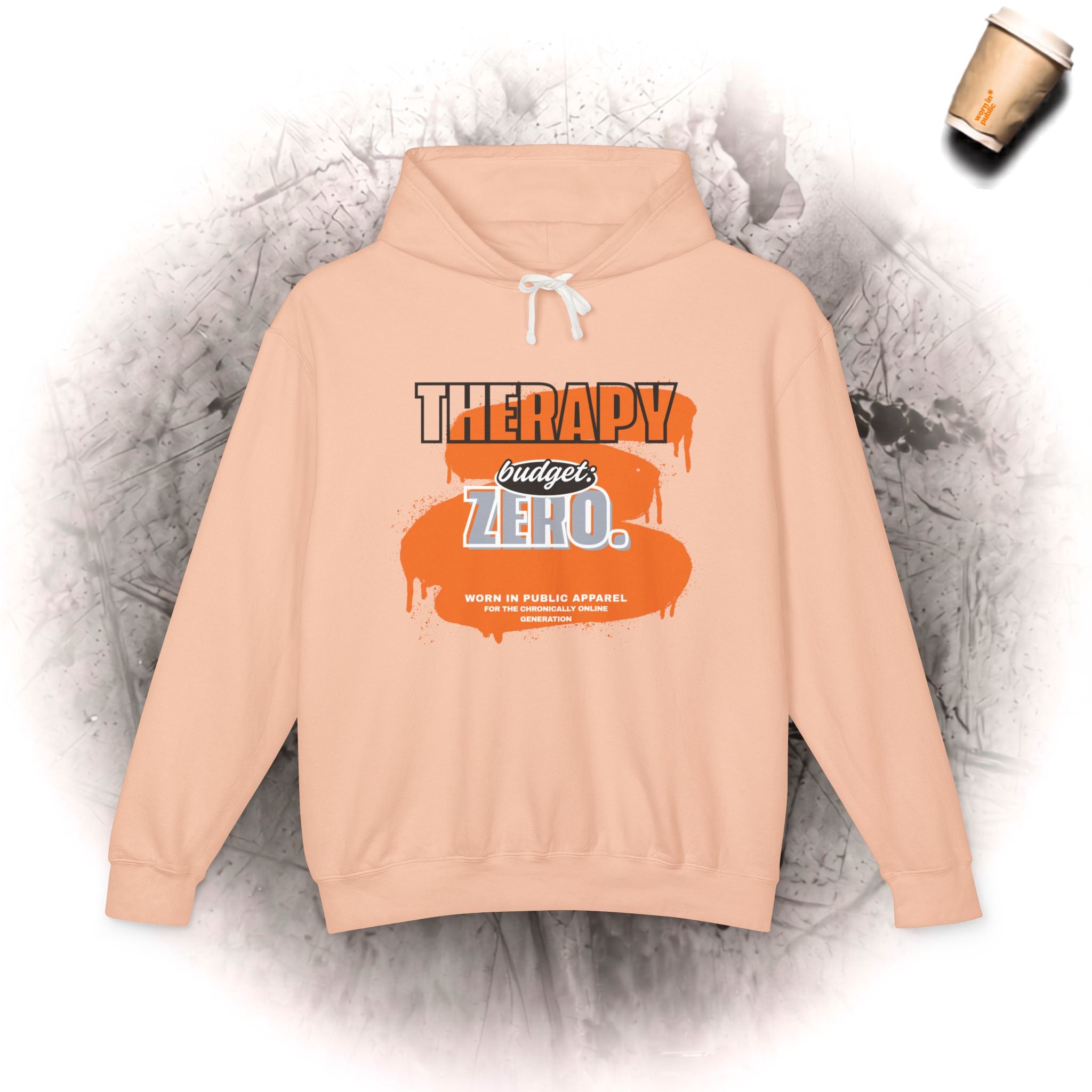 Therapy Budget Zero Hoodie | Lustiger Mental Health Humor Pullover
