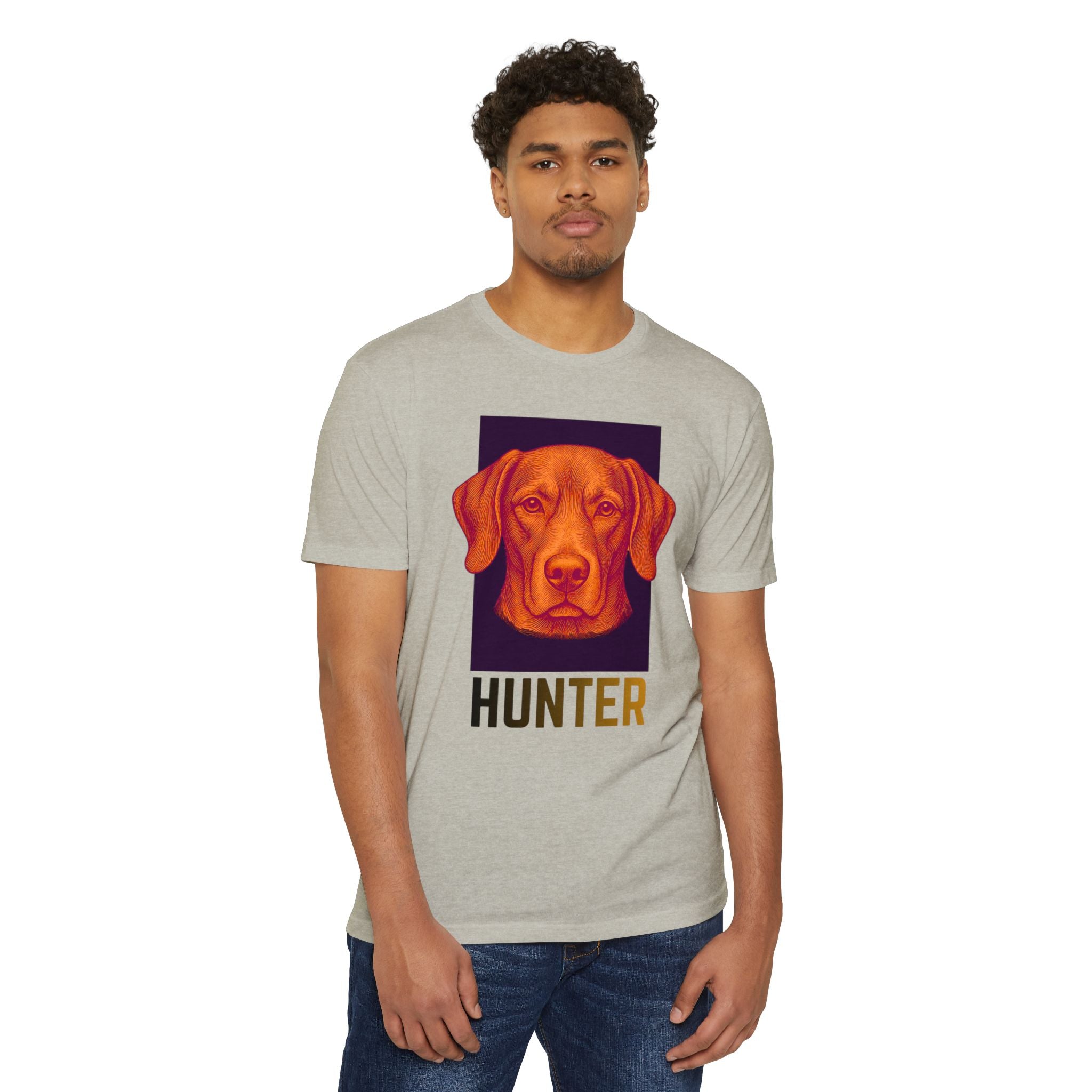 Ultimate Hunter T-Shirt | Retro Vizsla Head Graphic Tee for Dog Lovers