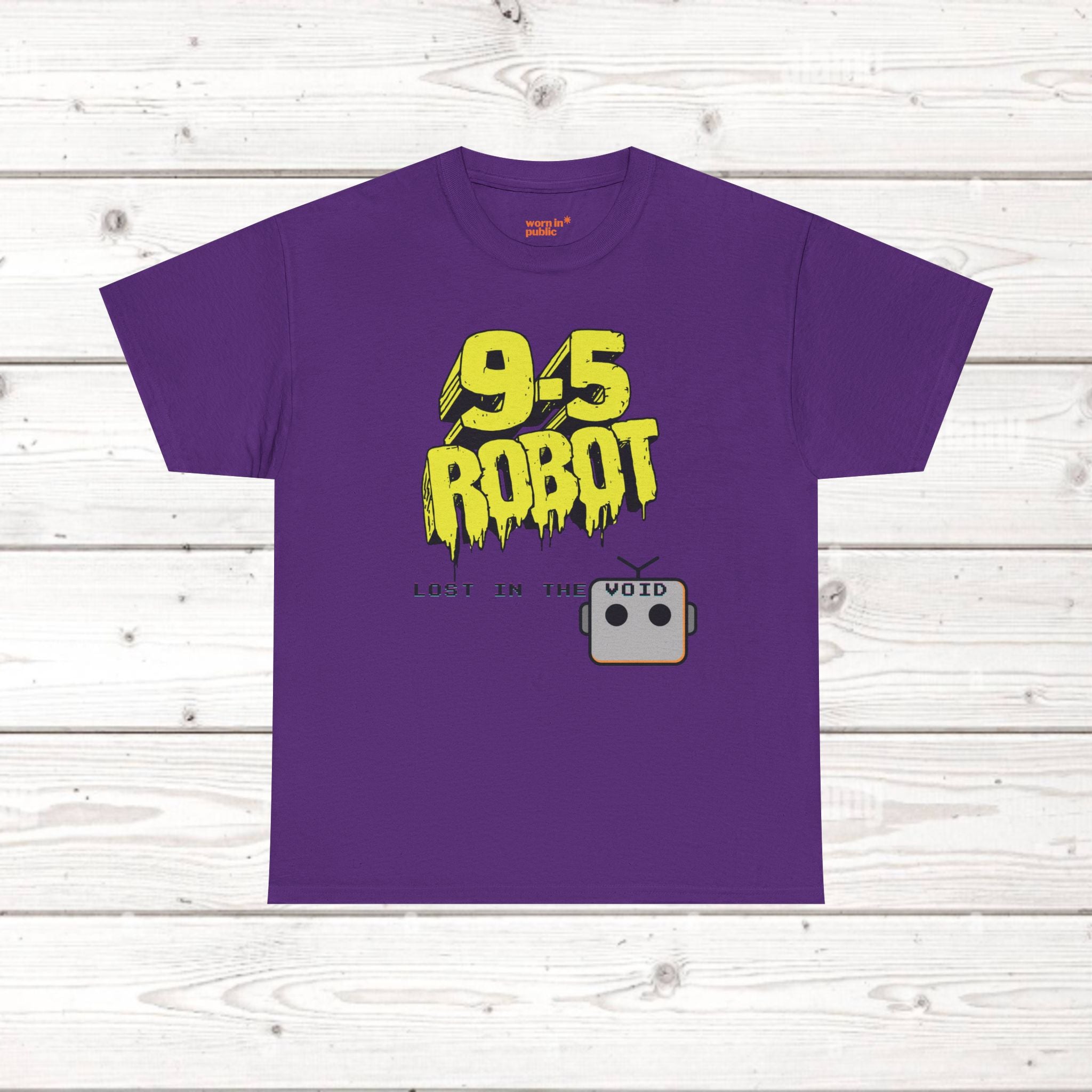 9-5 Roboter Unisex Graphic Tee | Lost in the Void existentielles T-Shirt