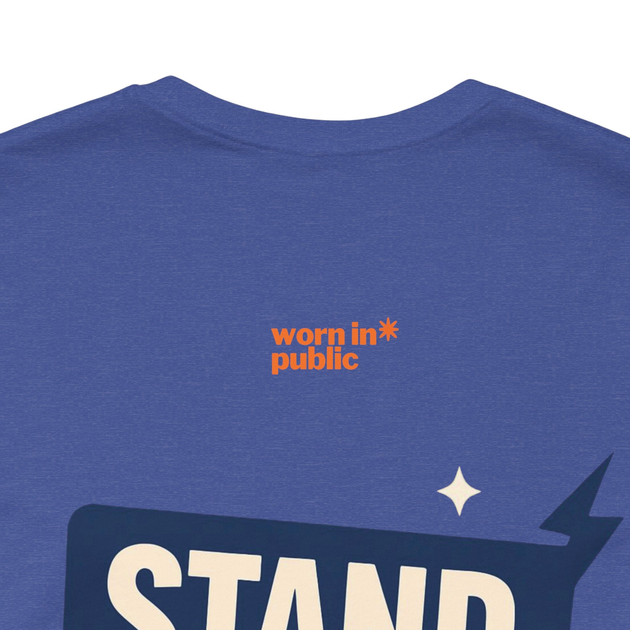 Move Over T-Shirt | "Stand Behind!" Funny Graphic Short Sleeve Tee