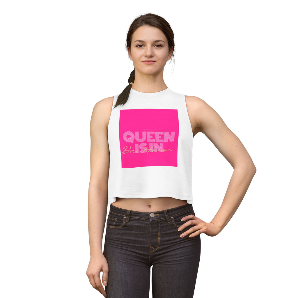 Queen Is In Da House Crop Top | Funny Bold Statement Graphic Top