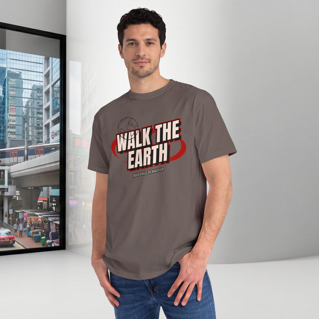 Walk The Earth ORGANIC T-Shirt | Retro Adventure Graphic Tee
