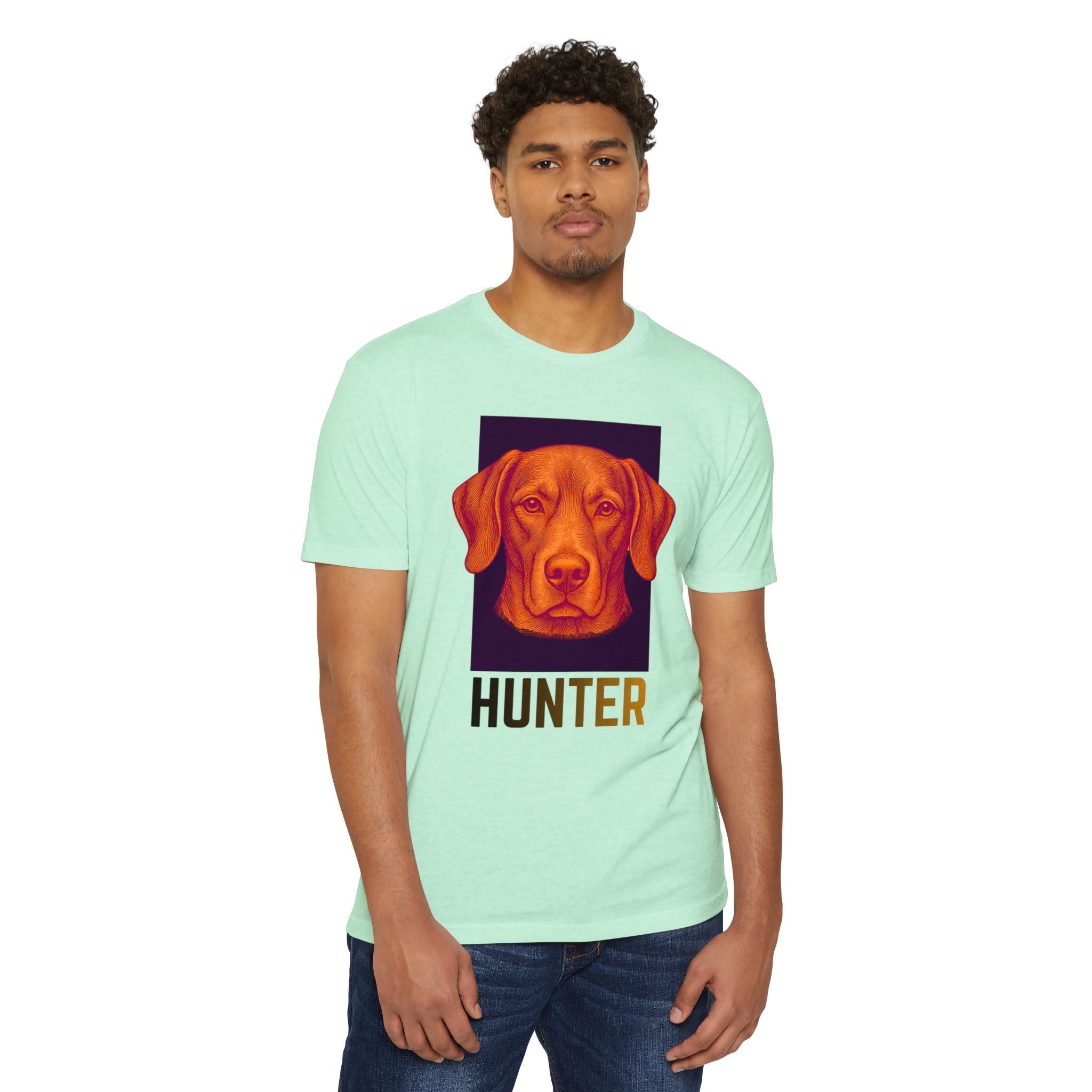 Ultimate Hunter T-Shirt | Retro Vizsla Head Graphic Tee for Dog Lovers