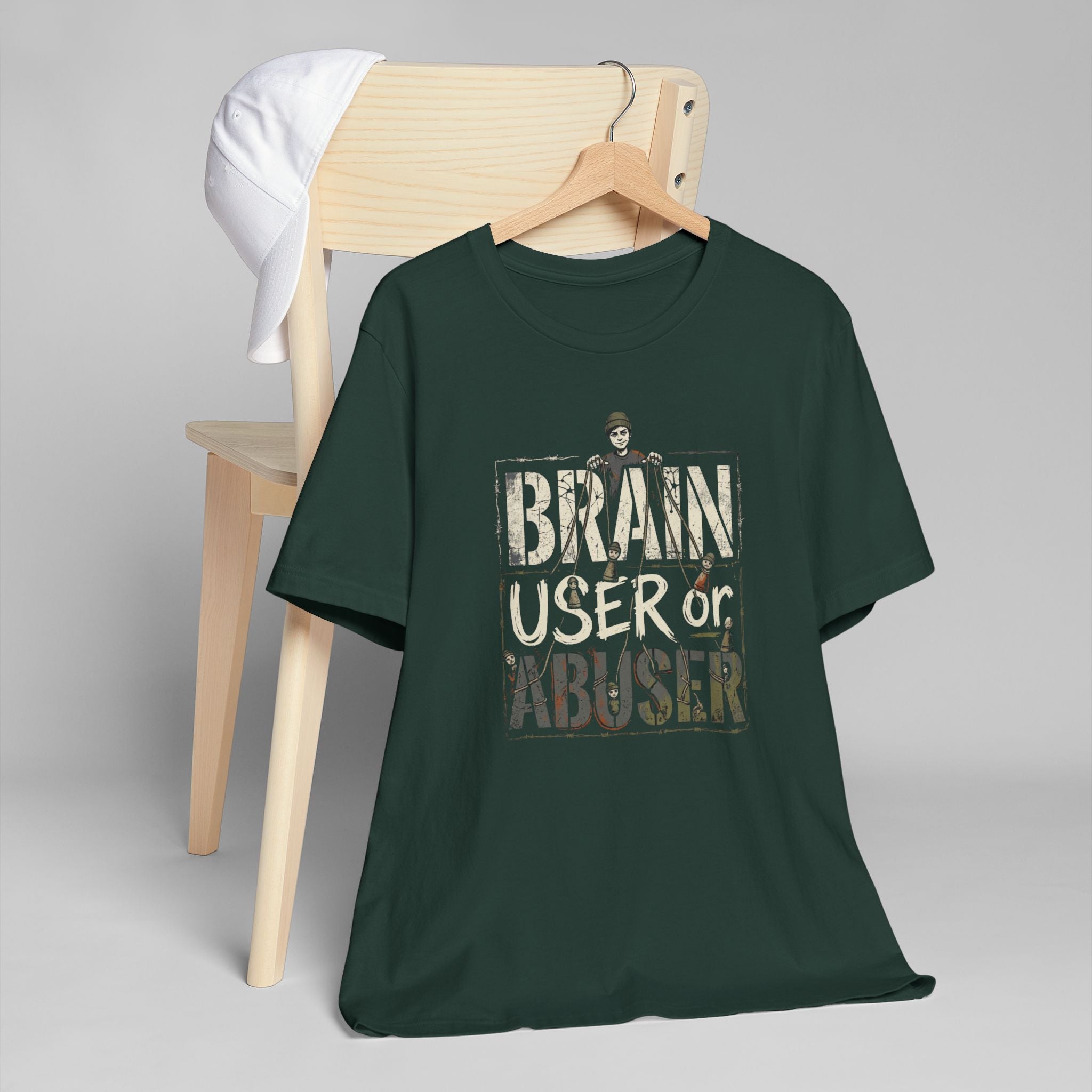 Brain User or Abuser Women's T-Shirt — 'Choose to See' Awareness Tee