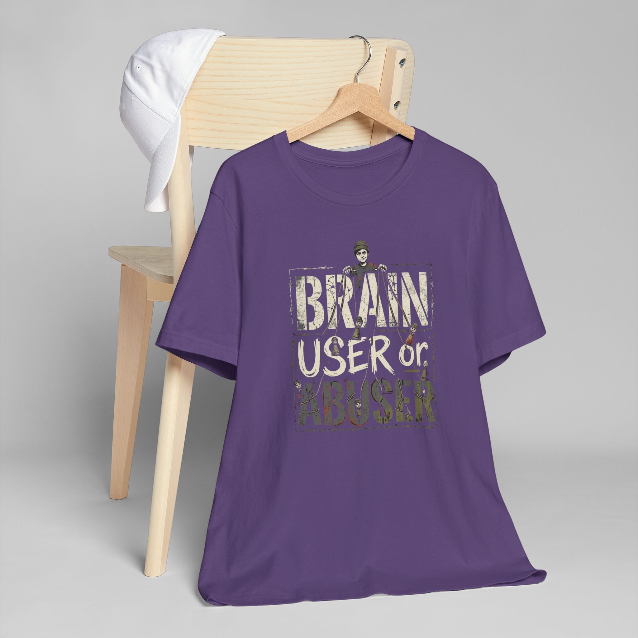 Brain User or Abuser Women's T-Shirt — 'Choose to See' Awareness Tee