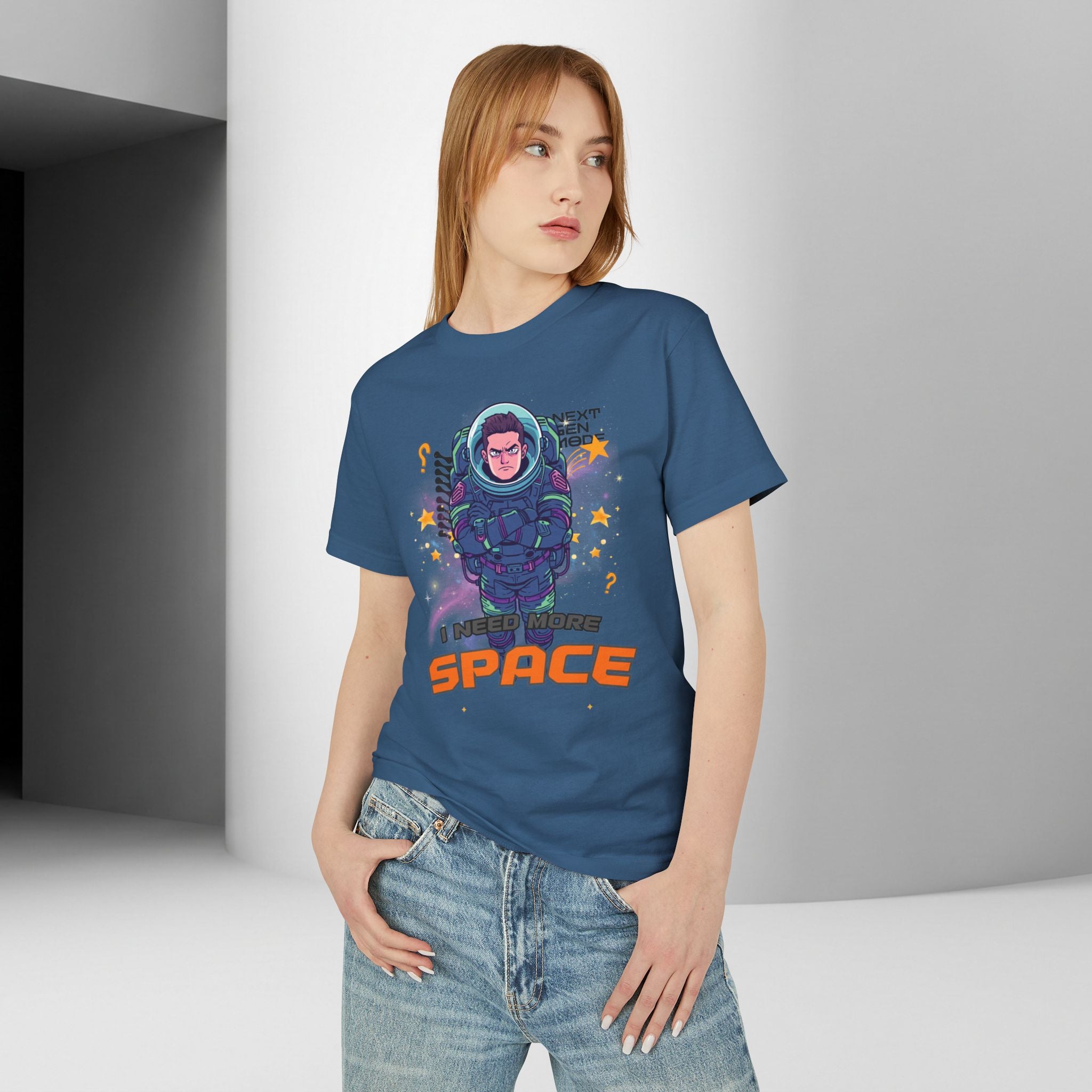 Space Suit Unisex Graphic Tee | I Need Space Astronaut Mood T-Shirt
