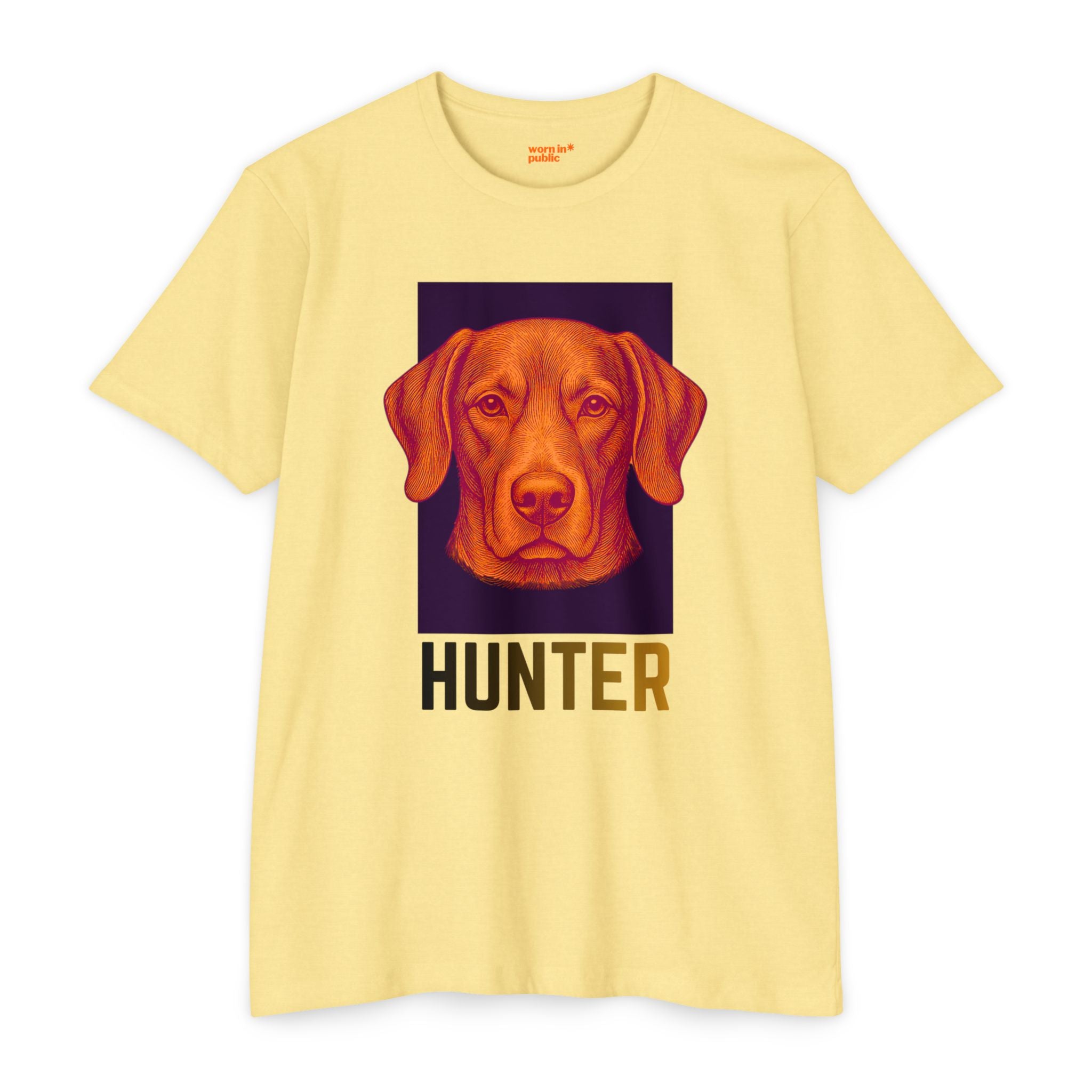 Ultimate Hunter T-Shirt | Retro Vizsla Head Graphic Tee for Dog Lovers