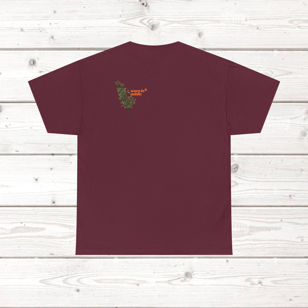 Unisex Botanical Tee — "Feel Free to Be Bored" Graphic T-Shirt