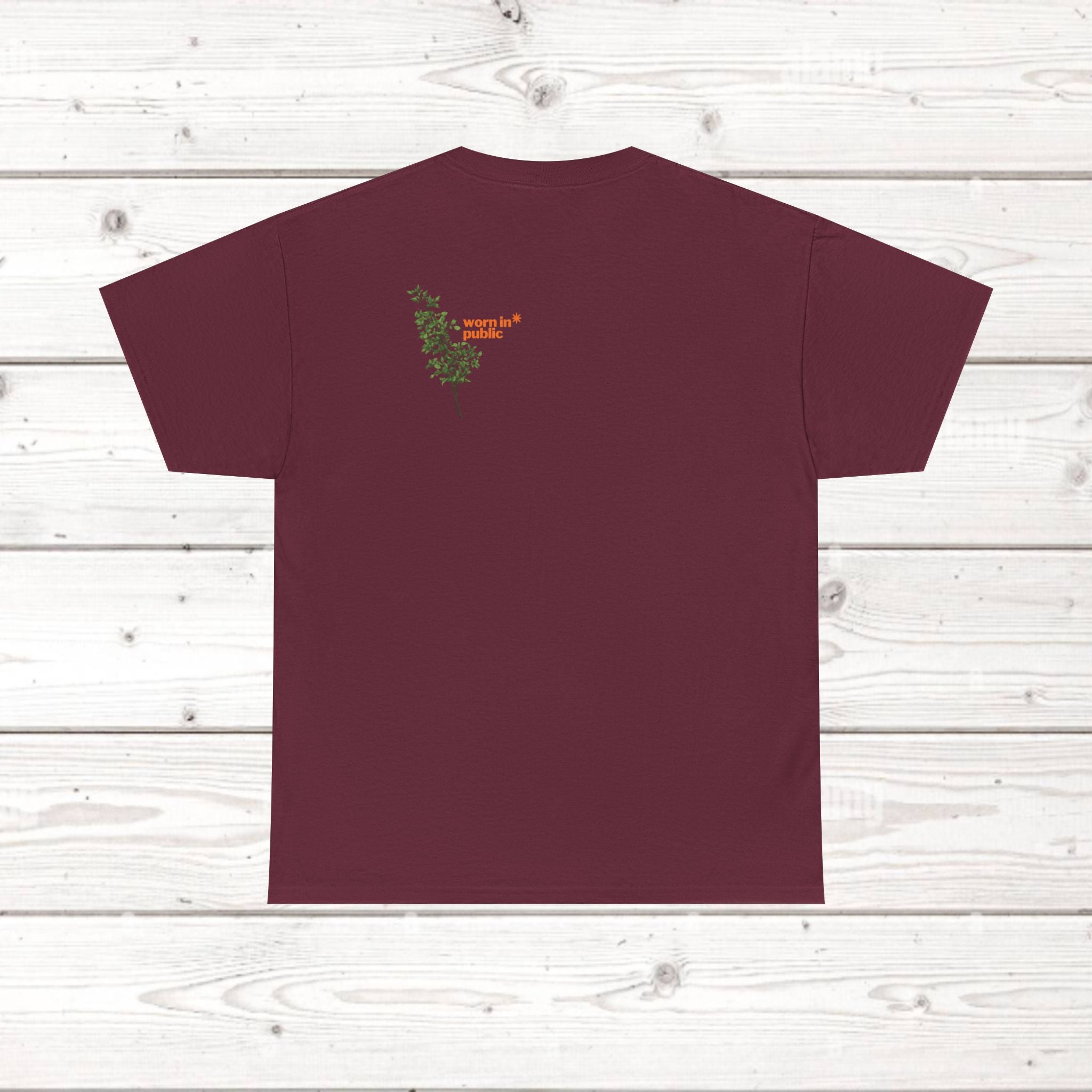 Unisex Botanical Tee — "Feel Free to Be Bored" Graphic T-Shirt