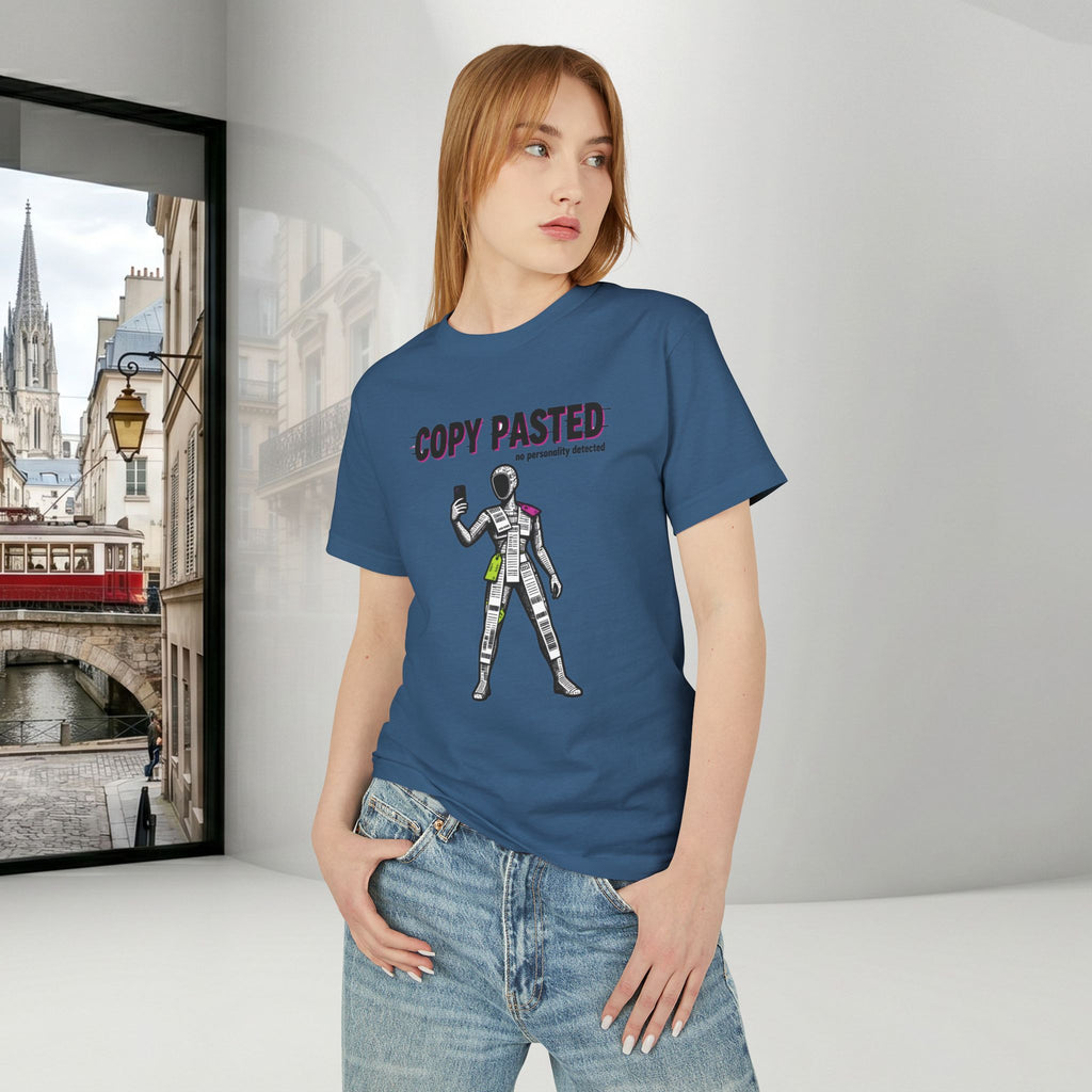 Copy Pasted Unisex Tee | Sarcastic Anti-Trend Graphic T-Shirt