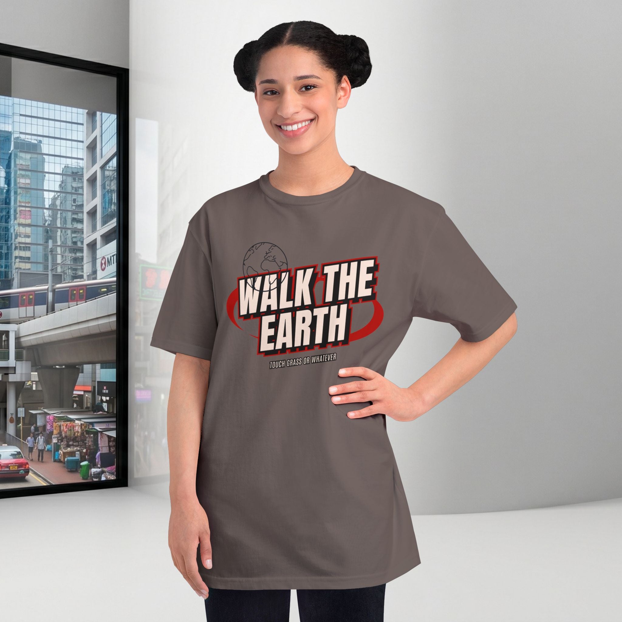 Walk The Earth ORGANIC T-Shirt | Retro Adventure Graphic Tee