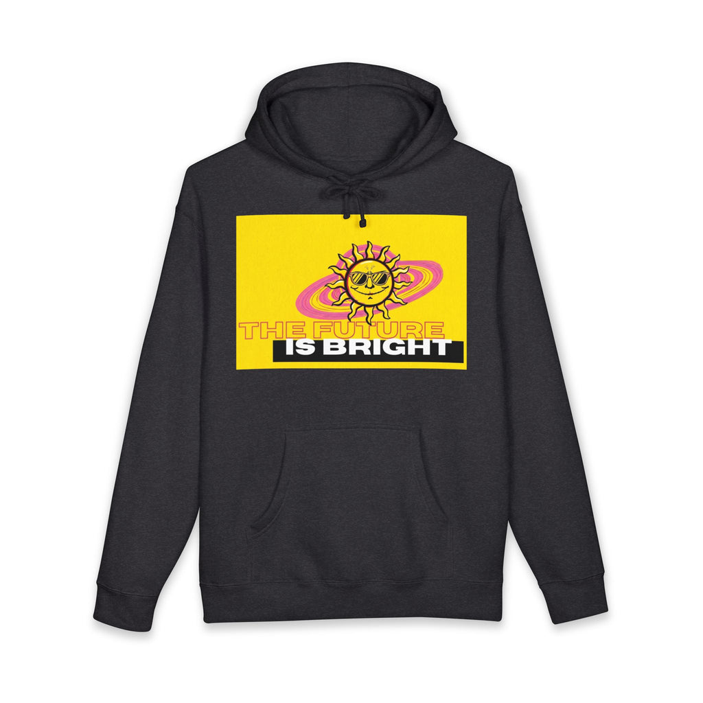 The Future Is Bright Hoodie | Retro Sun Graphic Pullover Sweatshirt