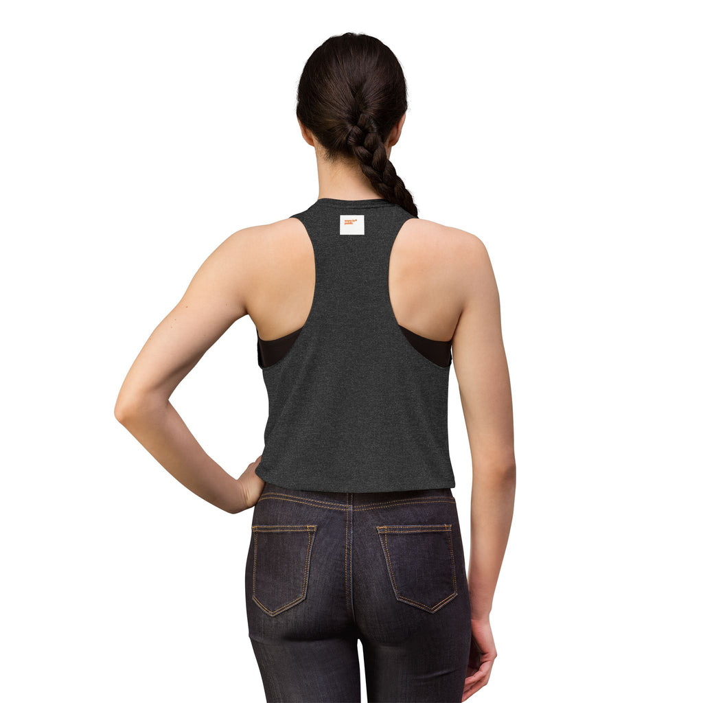 Bossy Boss Crop Top | Retro Script Graphic Top with Pastel Hearts & Stars