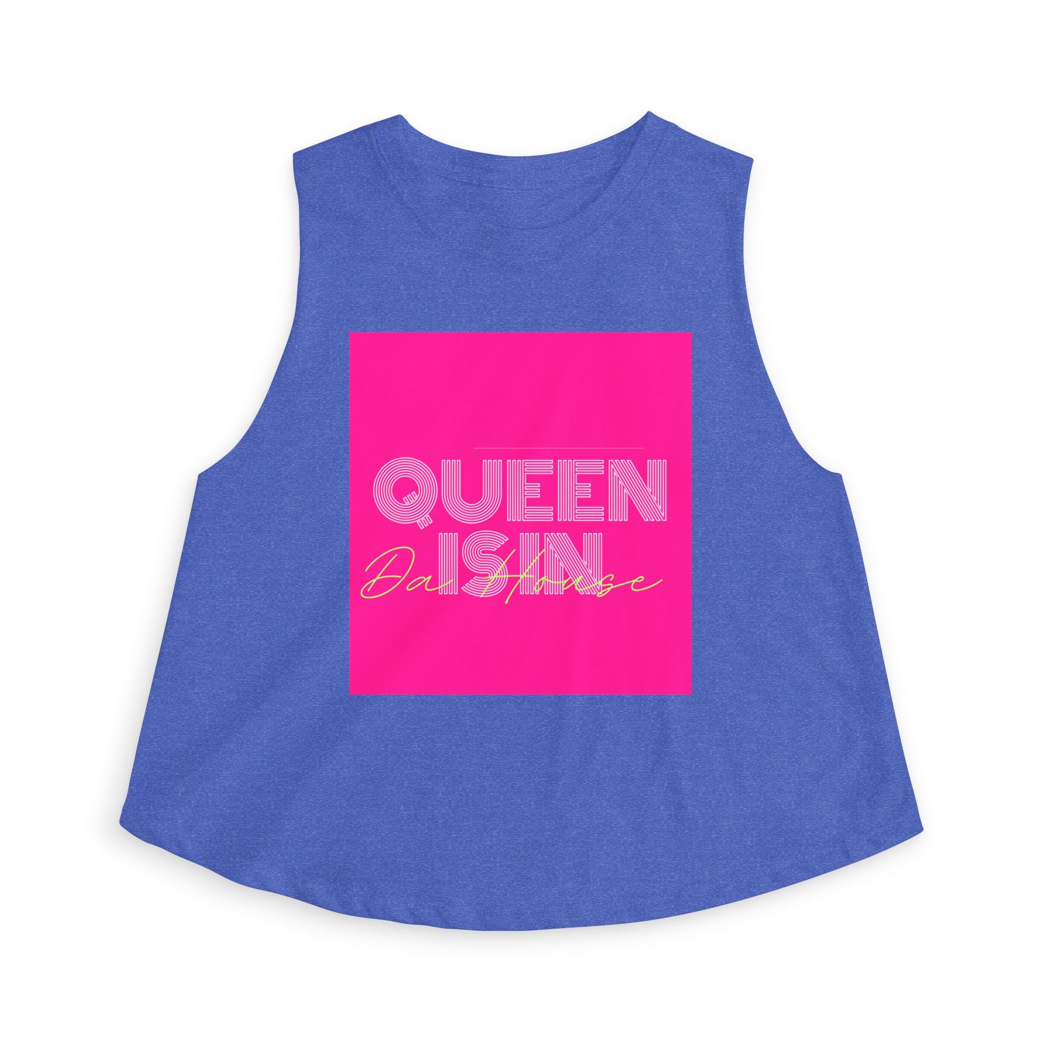 Queen Is In Da House Crop Top | Funny Bold Statement Graphic Top