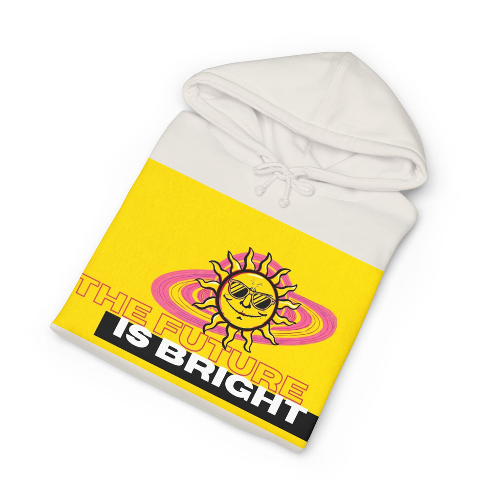 The Future Is Bright Hoodie | Retro Sun Graphic Pullover Sweatshirt