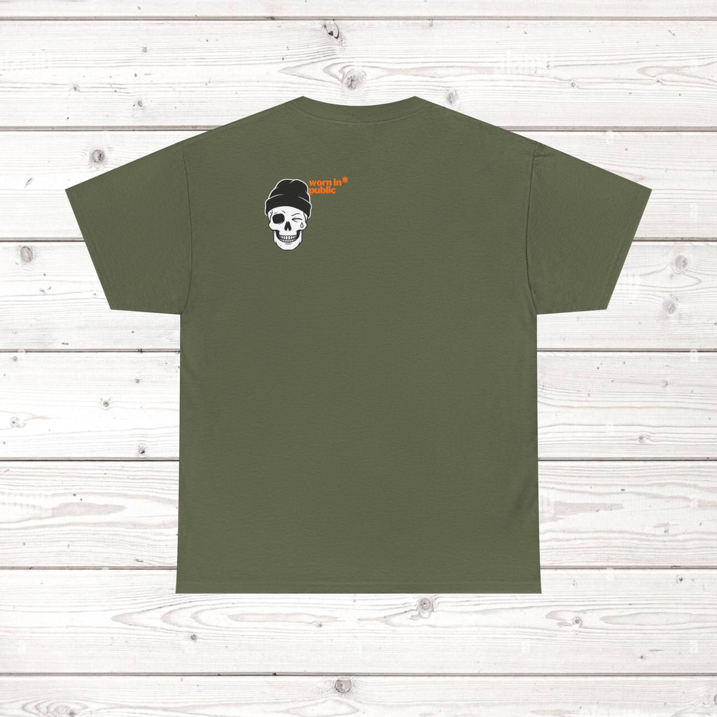 Too Tired To Care Skull T-Shirt | Funny Sarcastic Graphic Tee for the Exhausted