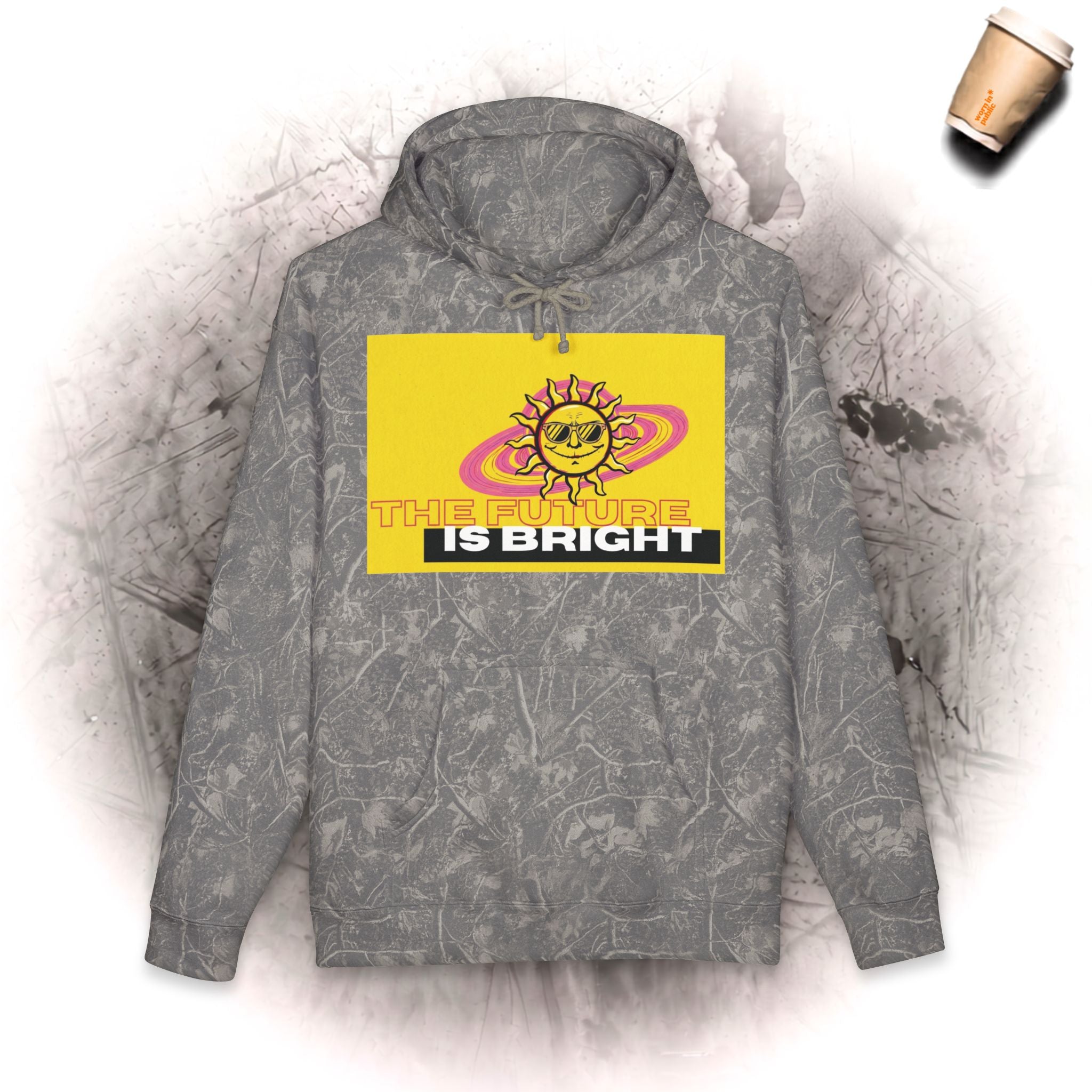 The Future Is Bright Hoodie | Retro-Sonne-Grafik-Pullover