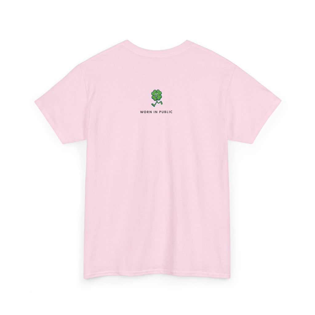 Lucky Buddy Clover T-Shirt | Retro Checker St. Patrick's Day Graphic Tee