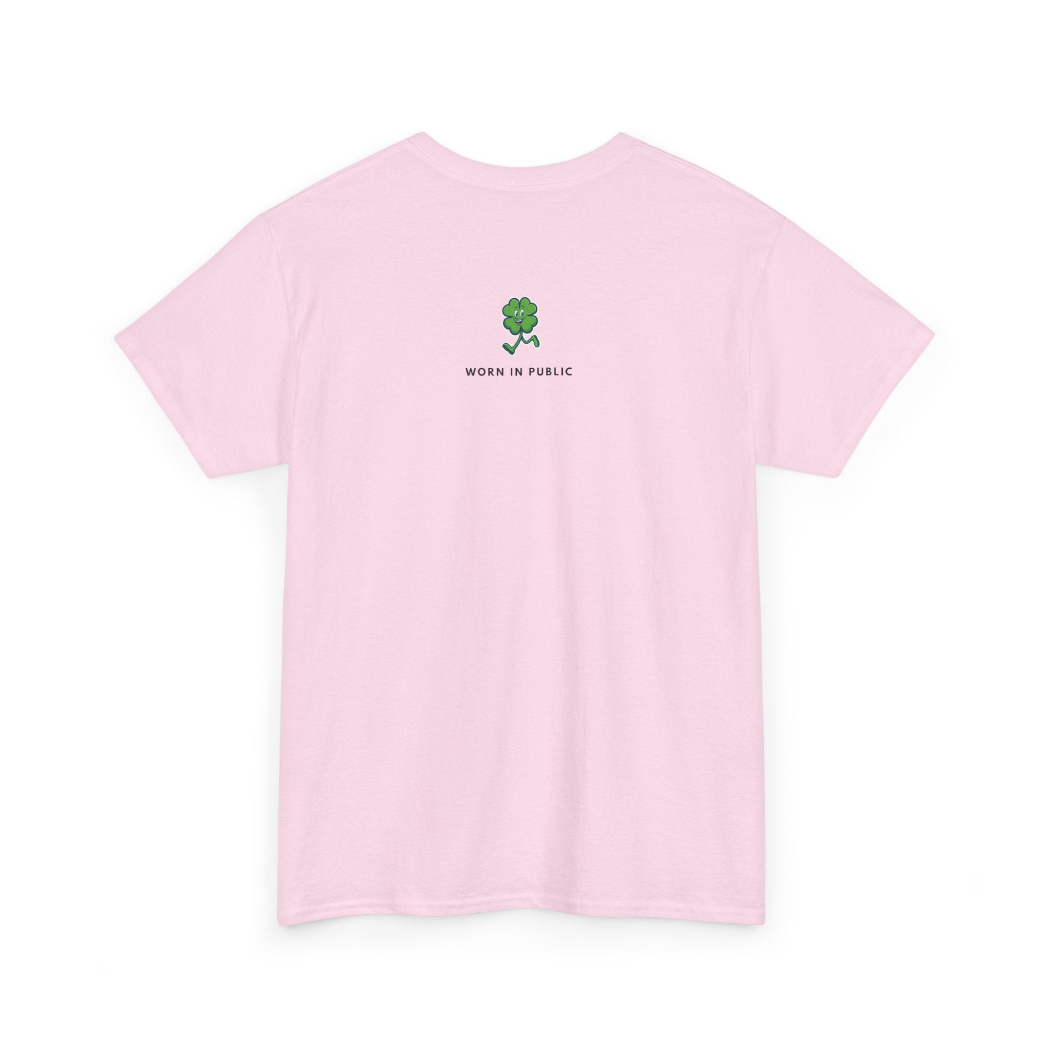 Lucky Buddy Clover T-Shirt | Retro Checker St. Patrick's Day Graphic Tee