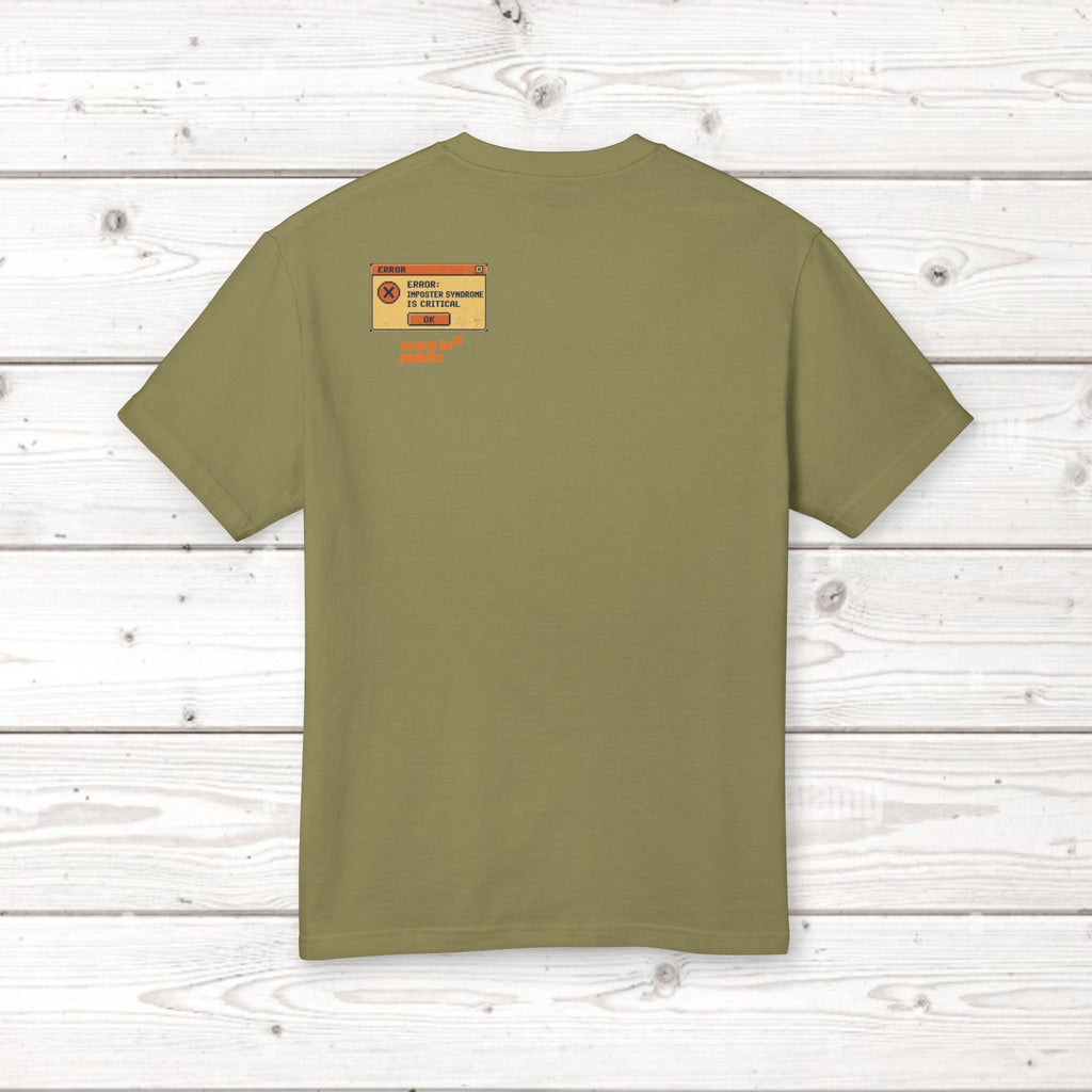 Winging It Retro Computer Unisex Tee — Funny Vintage Tech Graphic T-Shirt