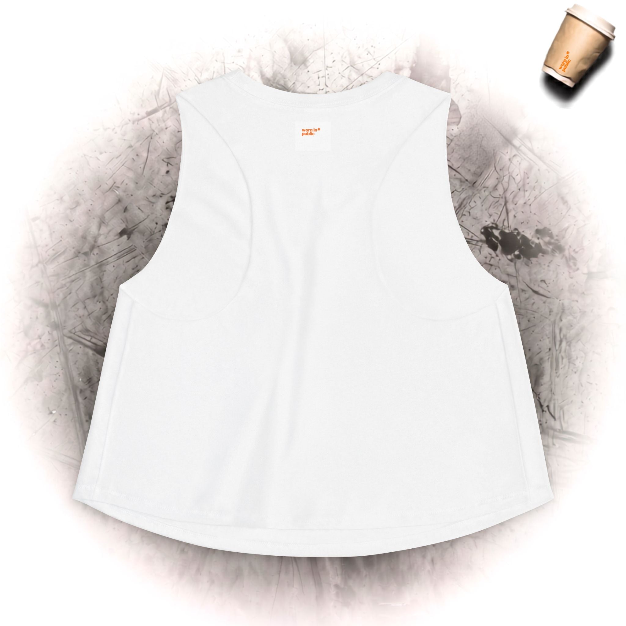 Bossy Boss Crop Top | Retro-Schriftzug-Top mit Pastell-Herzen & Sternen