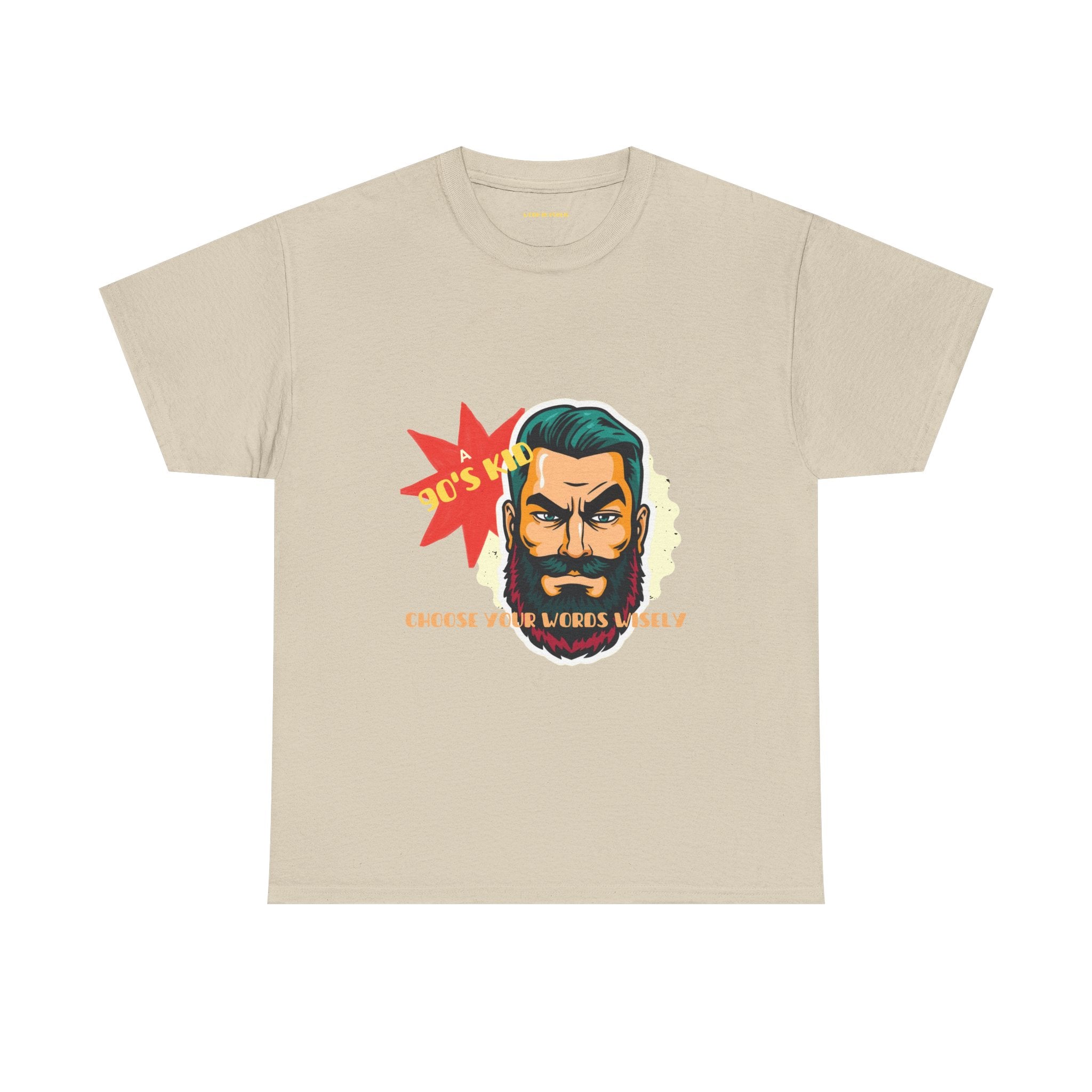 Born in the 90's comes with a beard T-Shirt | Tee for real Men