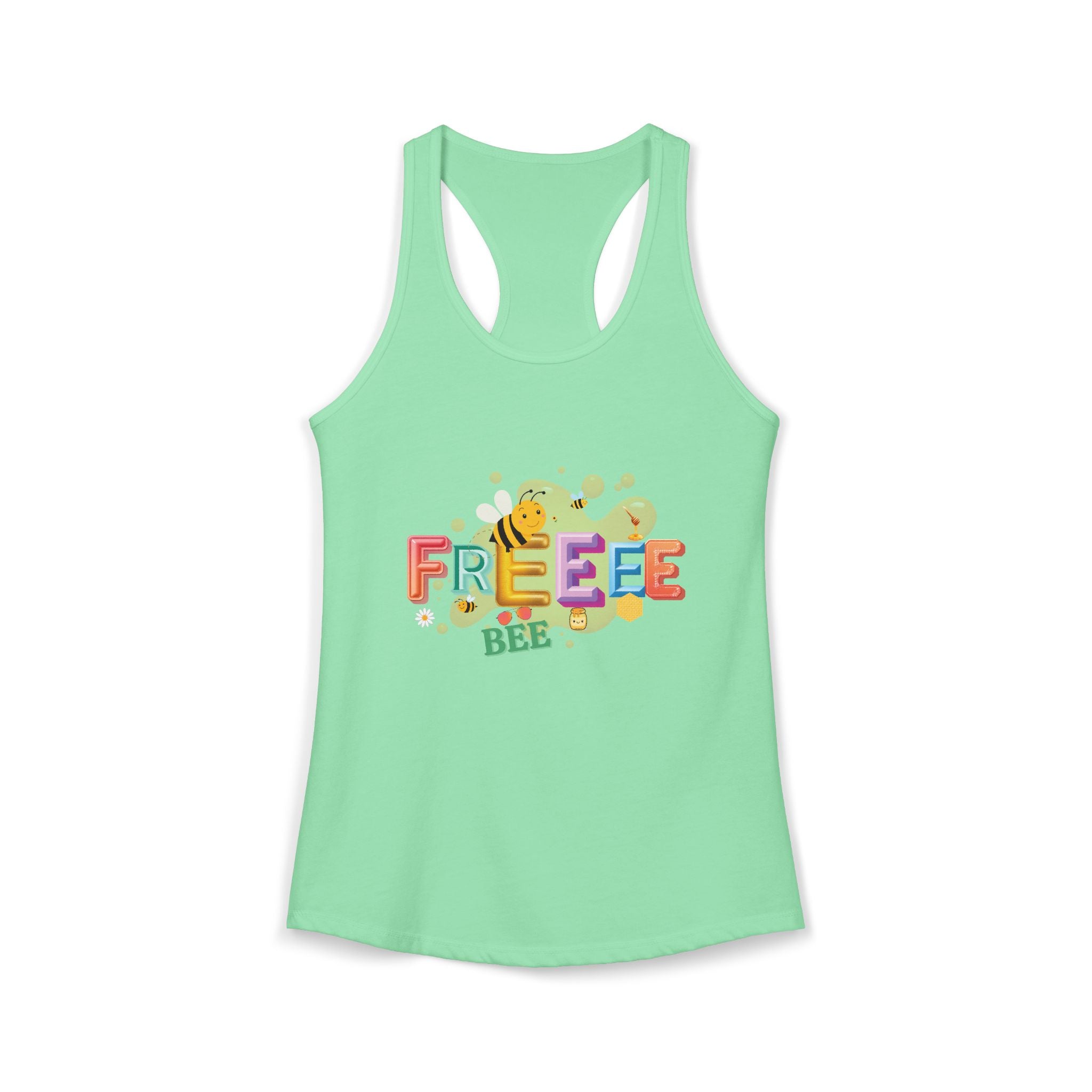 Free Bee Women's Racerback Tank Top | Lightweight Women's Ideal Top
