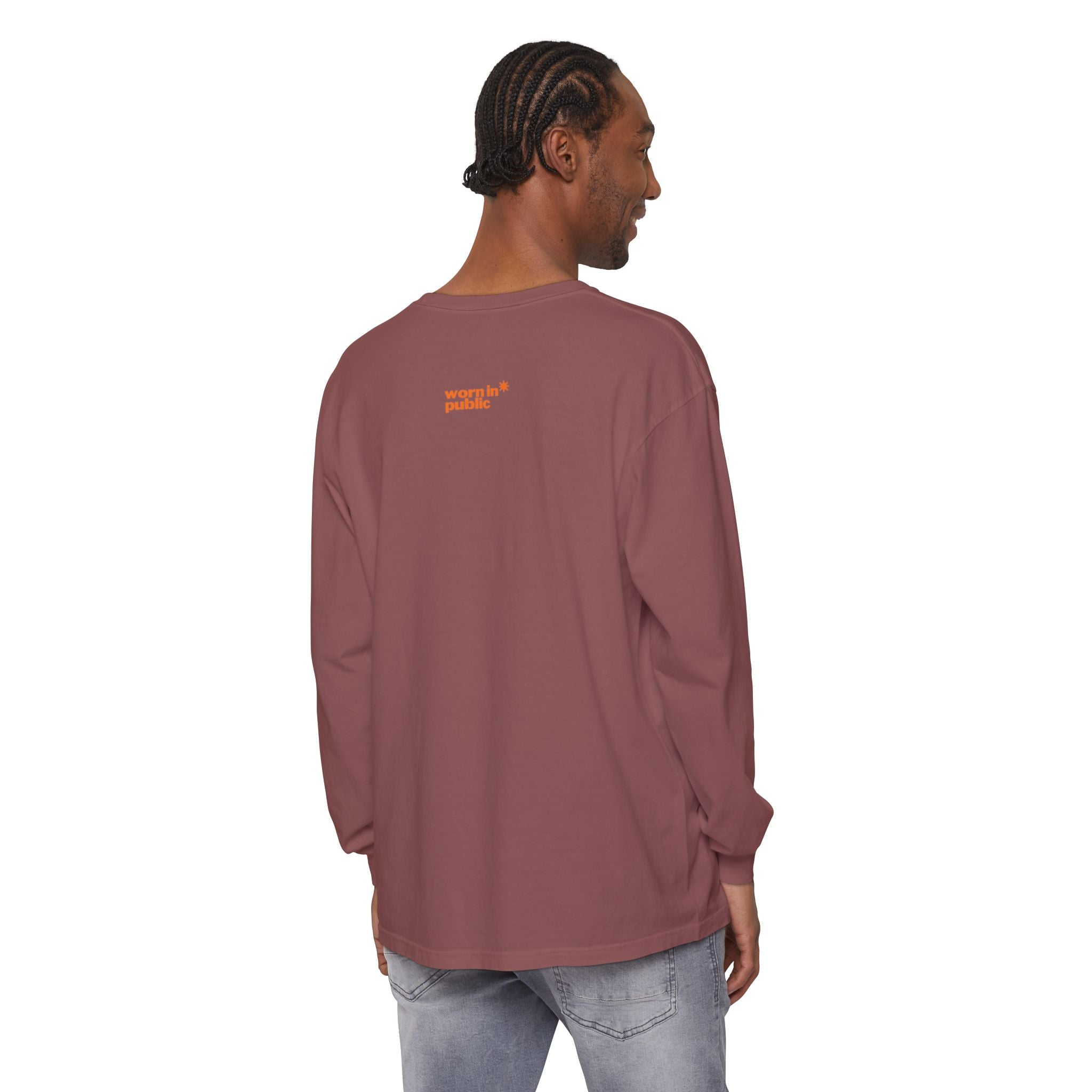 I'm Fine Nothing Is Fine Long Sleeve Tee | Sarcastic Mental Health Humor Shirt