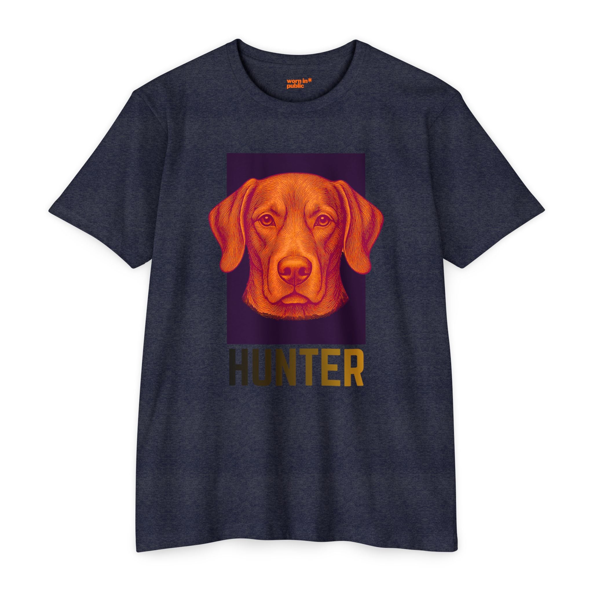 Ultimate Hunter T-Shirt | Retro Vizsla Head Graphic Tee for Dog Lovers