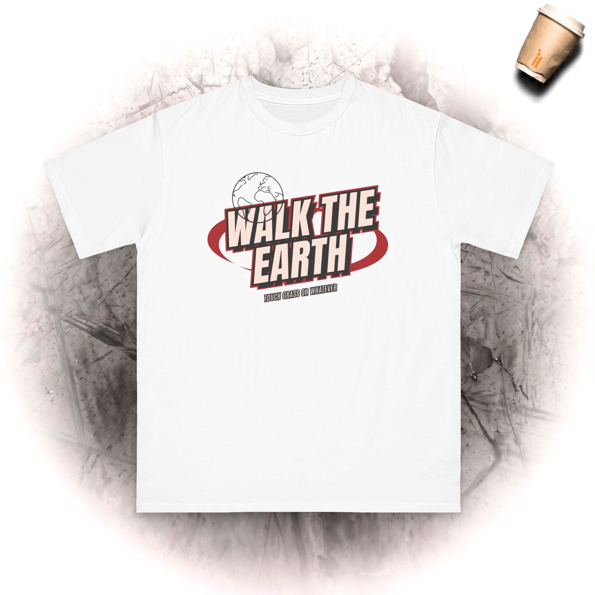 Walk The Earth BIO-T-Shirt | Retro Adventure Grafik-T-Shirt