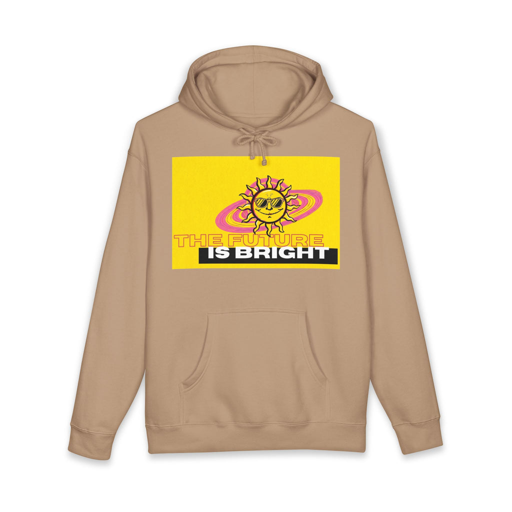 The Future Is Bright Hoodie | Retro Sun Graphic Pullover Sweatshirt
