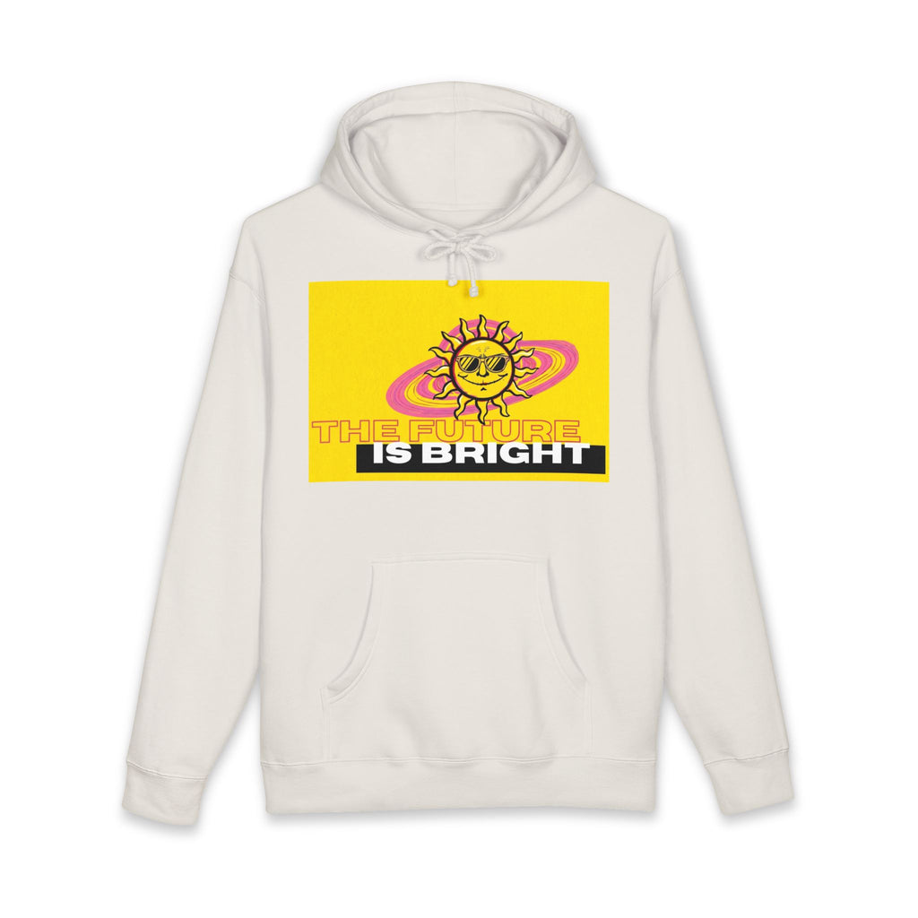 The Future Is Bright Hoodie | Retro Sun Graphic Pullover Sweatshirt
