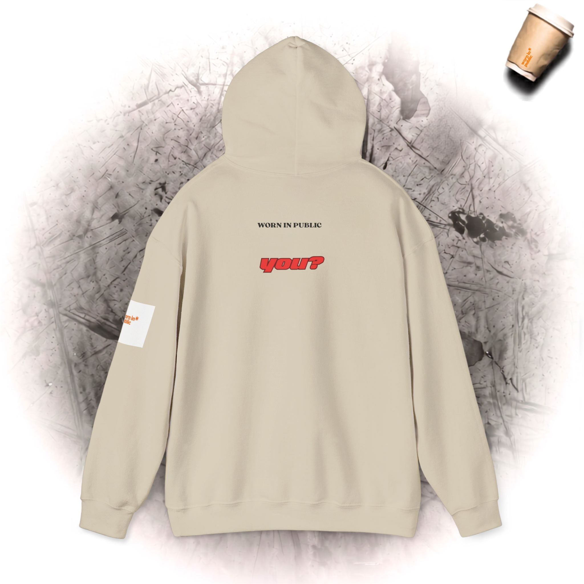 Excuse You? Hoodie | Retro Red Text Graphic Pullover